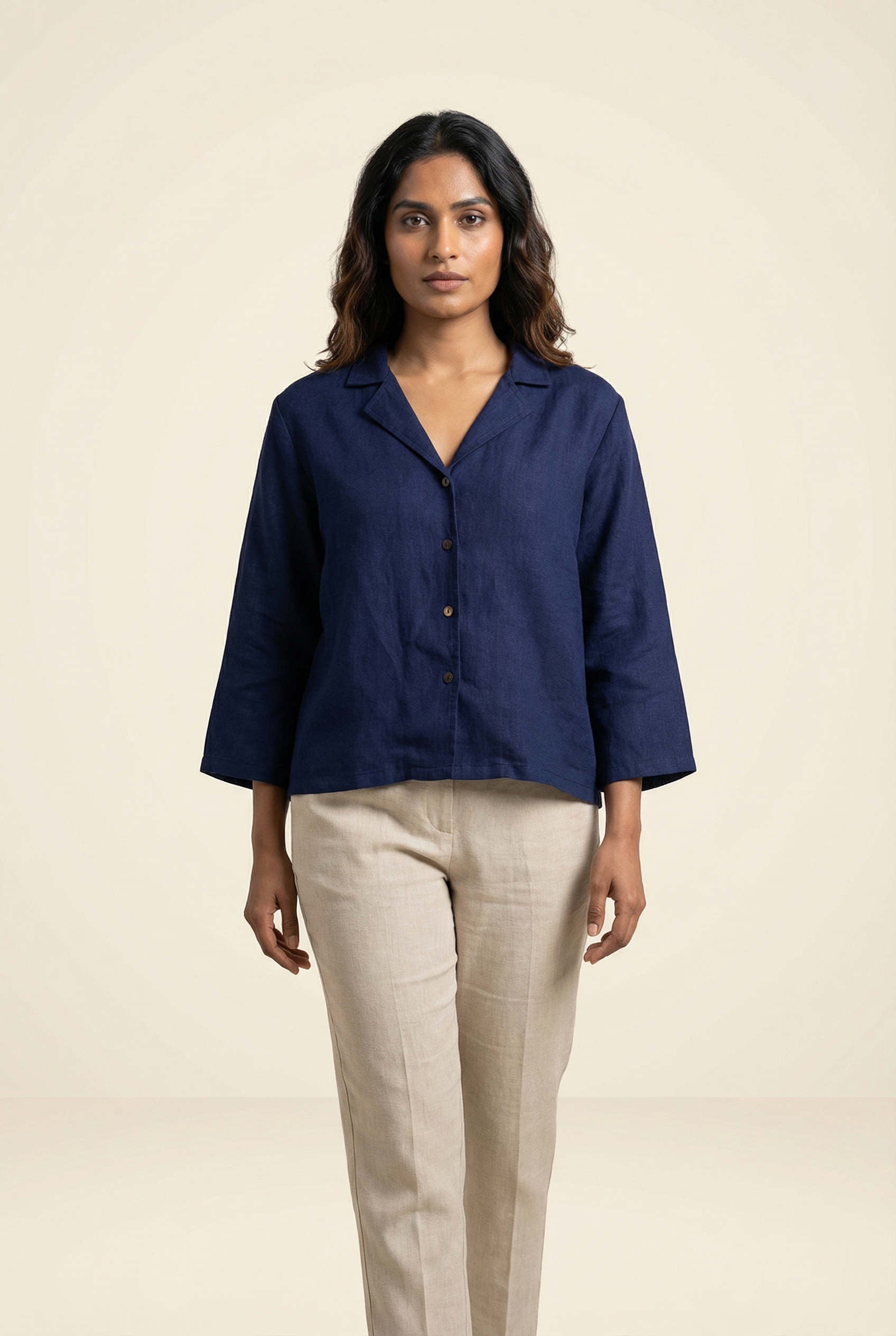 Laelia Shirt Carbon Blue