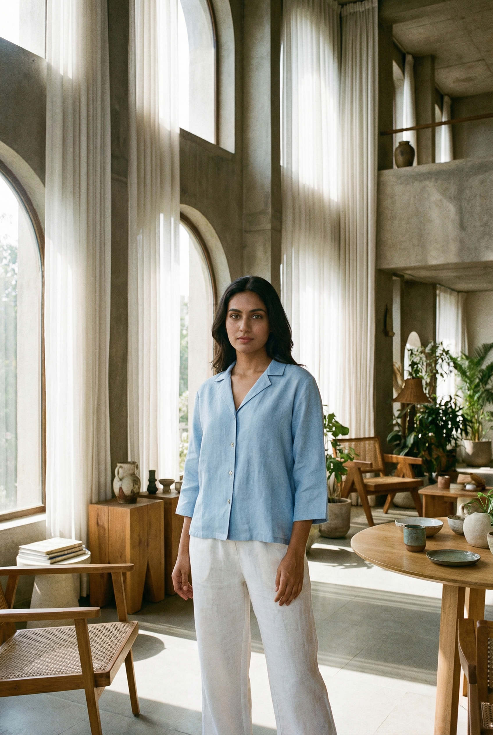 Laelia Shirt Sky Blue