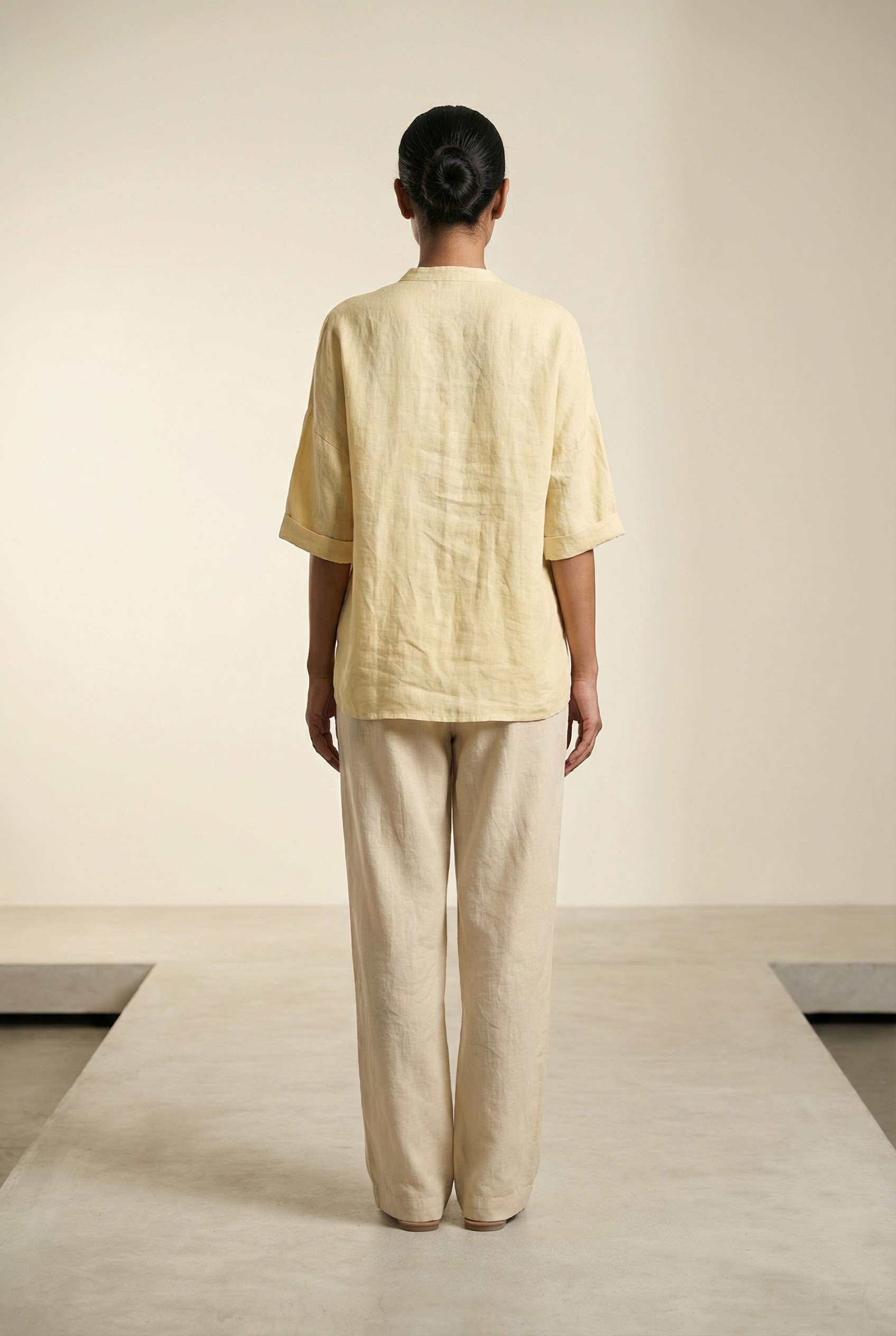 Maria Top Lemon Yellow