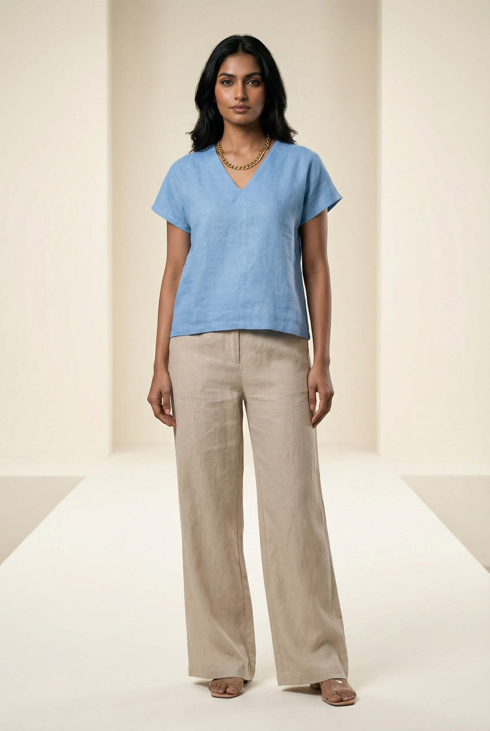 Nolana Top Sky Blue