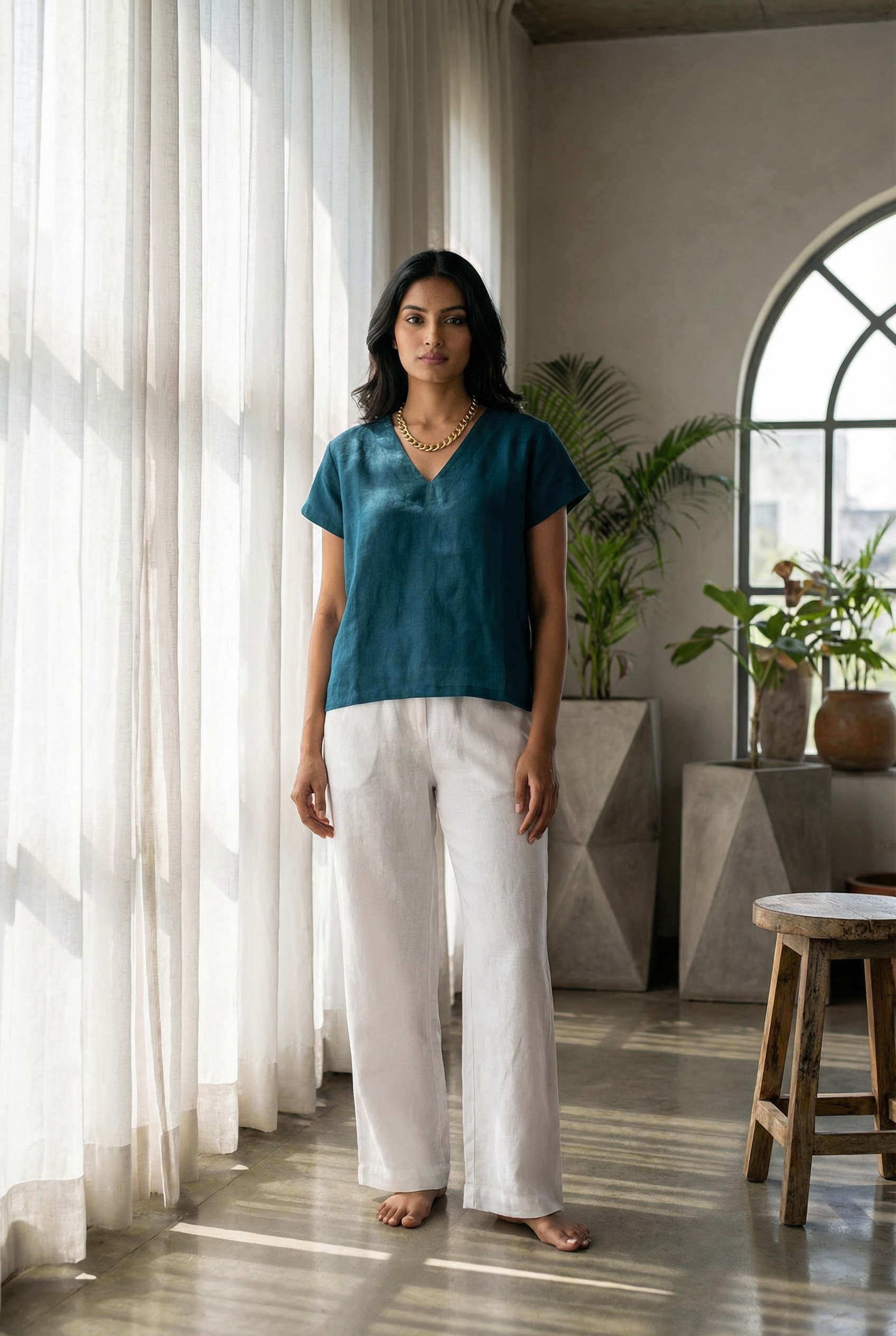 Nolana Top Agave Teal