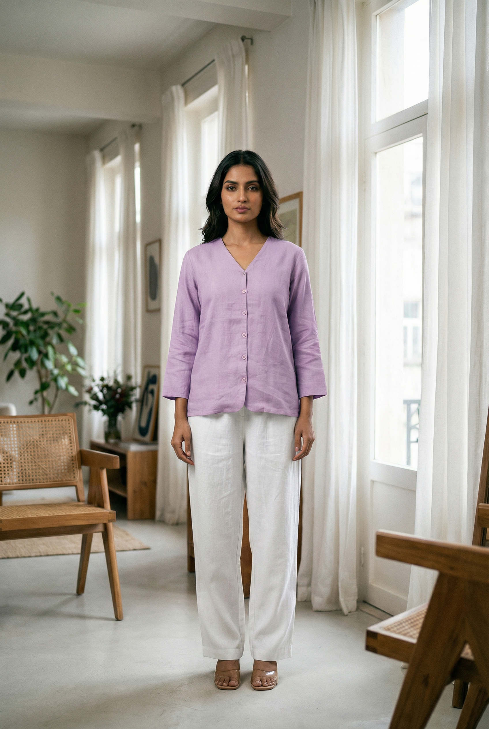 Figueroa Top Smoky Lilac