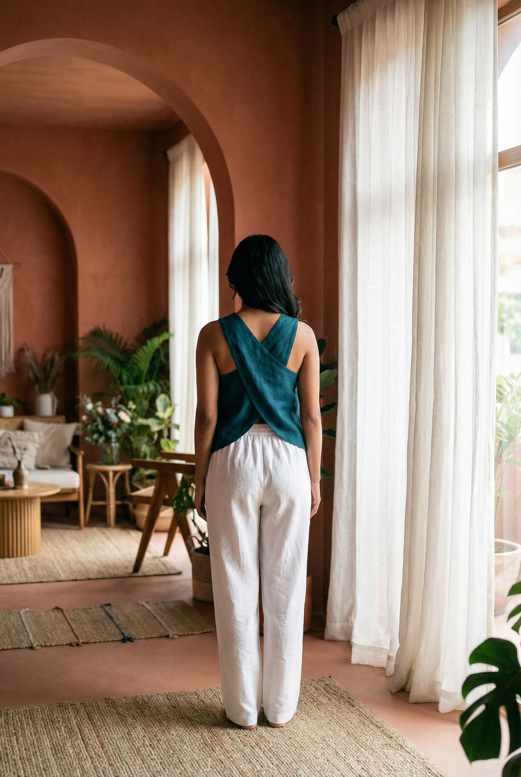 Maisie Top Agave Teal