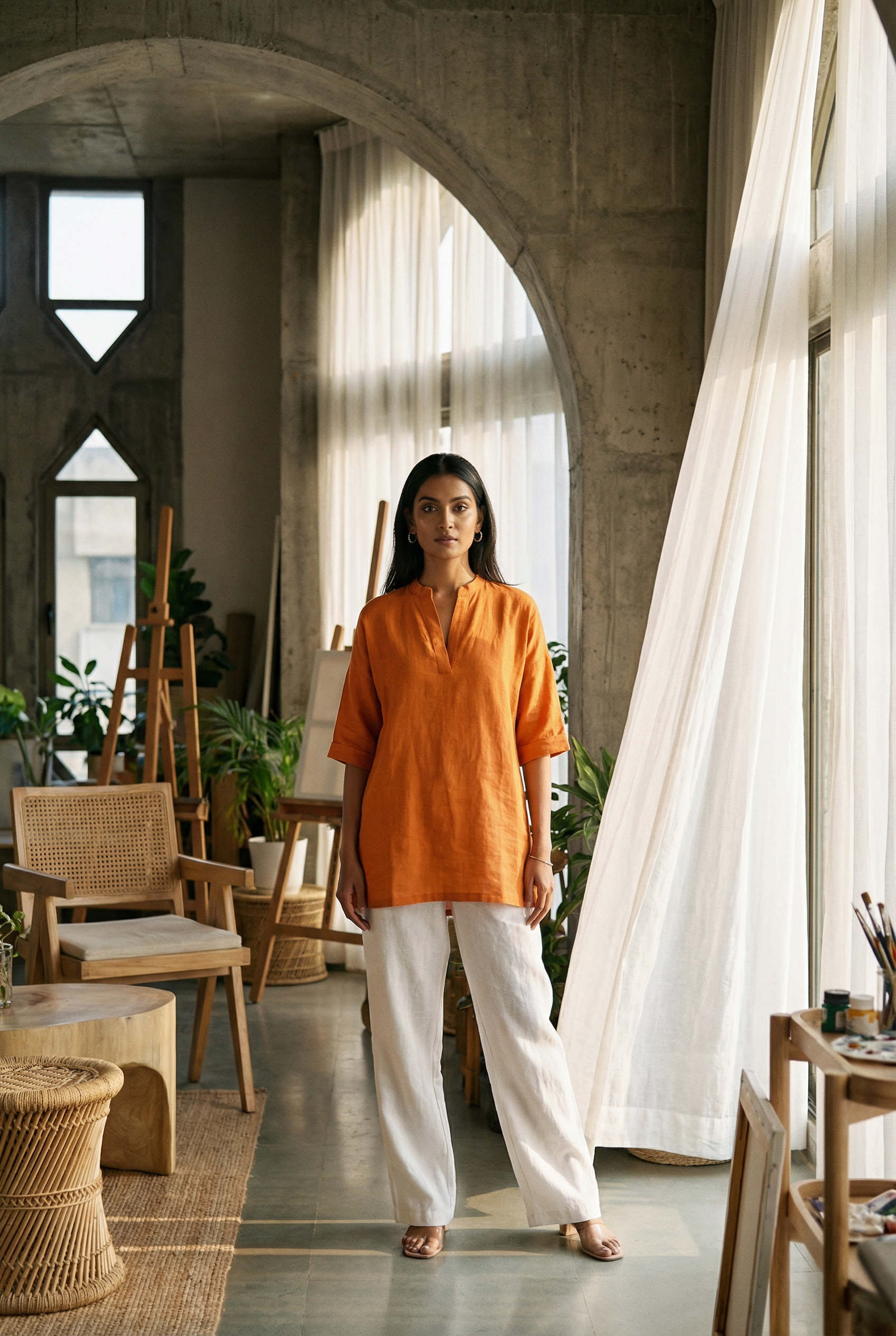 Maria Top Juicy Tangerine