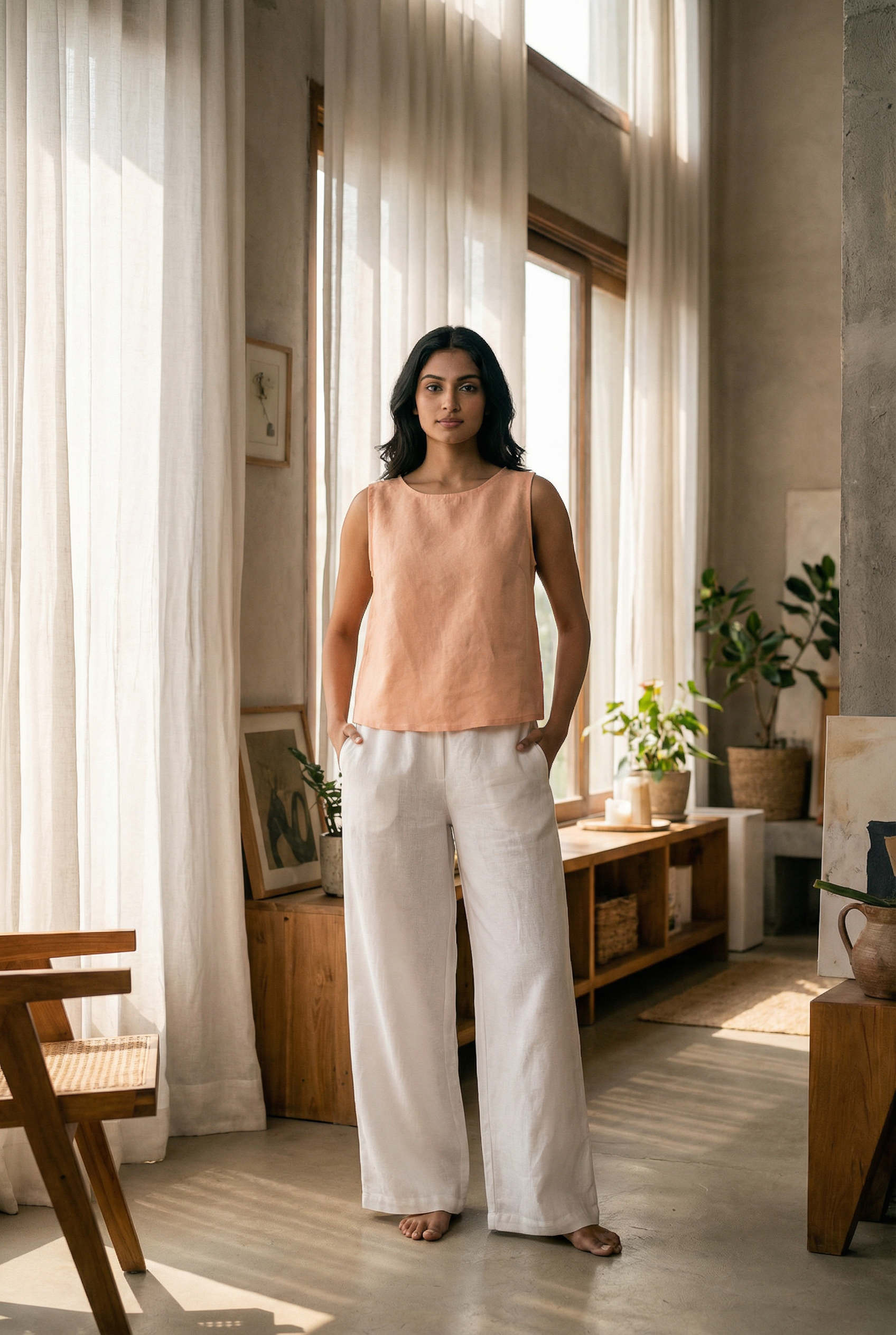 Maisie Top Rose Peach