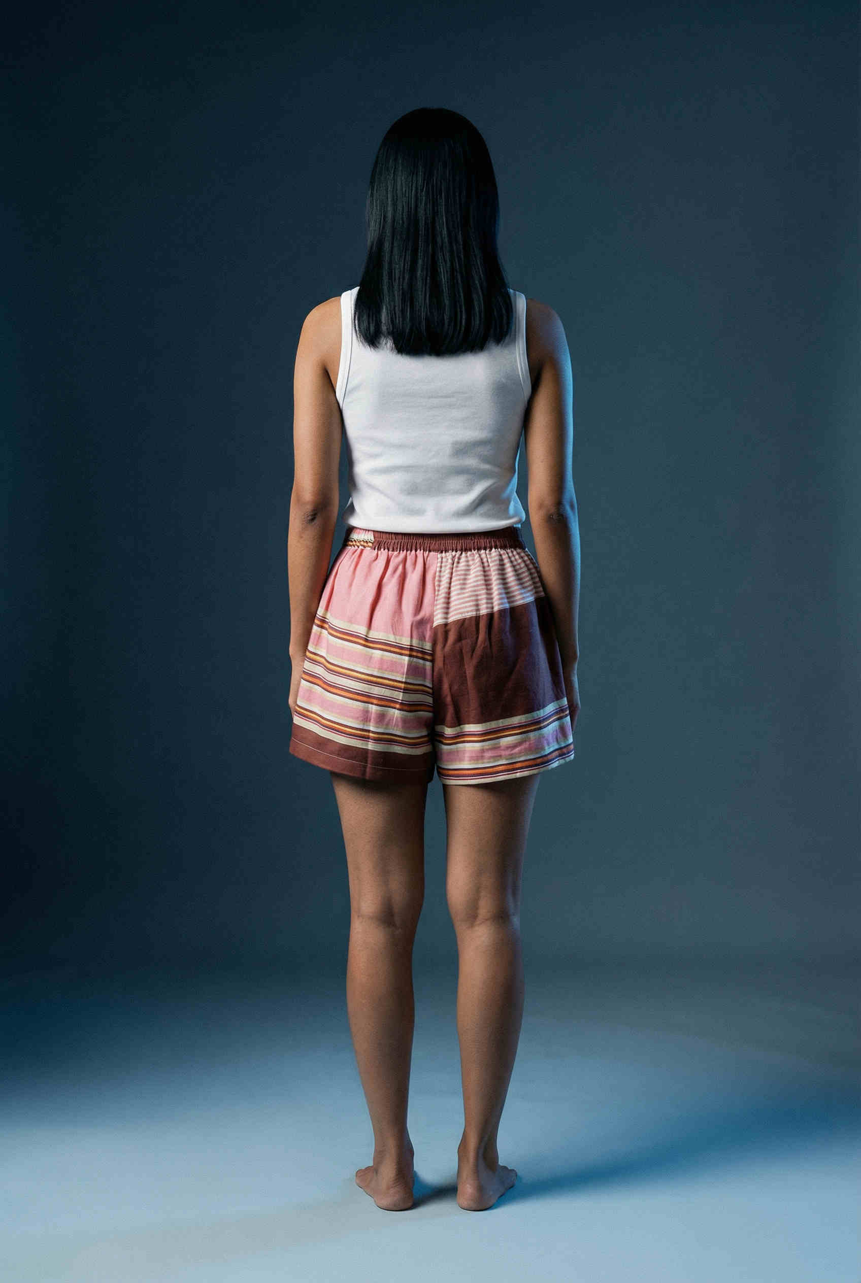 Rue Shorts Garden Stripes