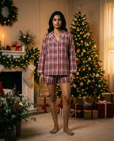 Holly Starlit Set Pink Tartan