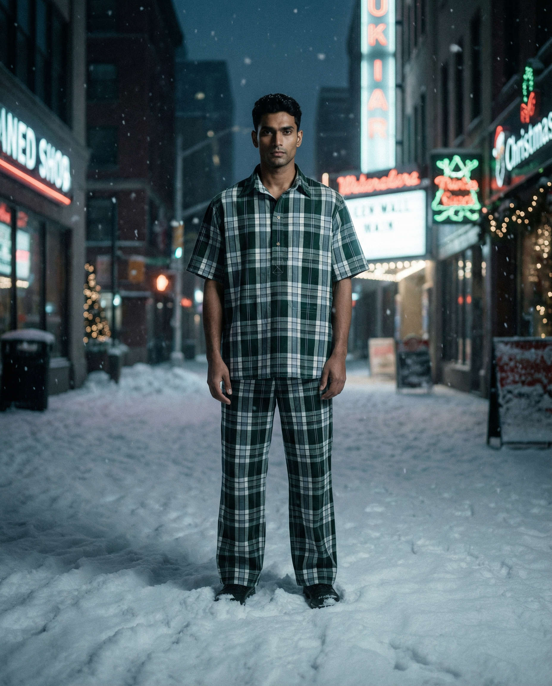 Eden Shirt Green Tartan