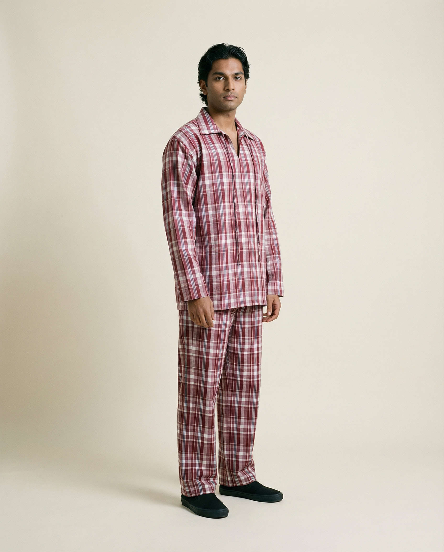 Dawn Polo Pink Tartan