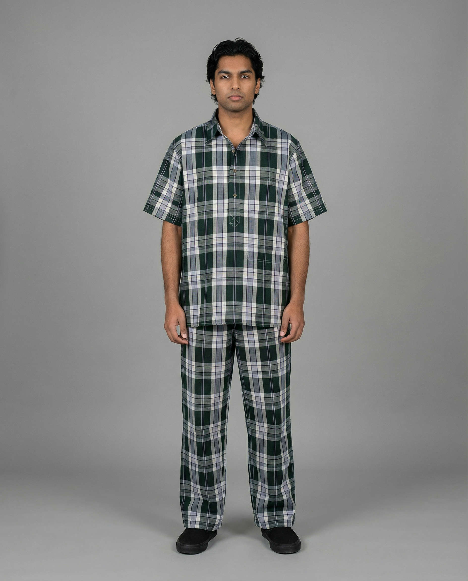 Yule Pants Green Tartan