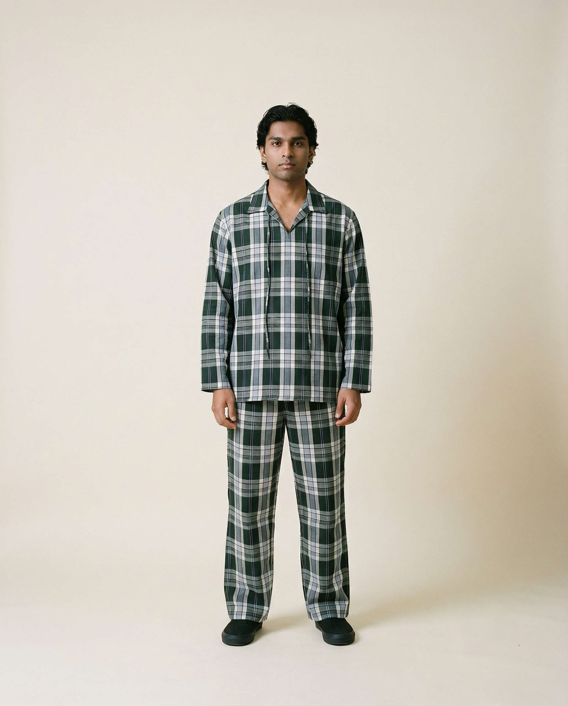 Yule Pants Green Tartan