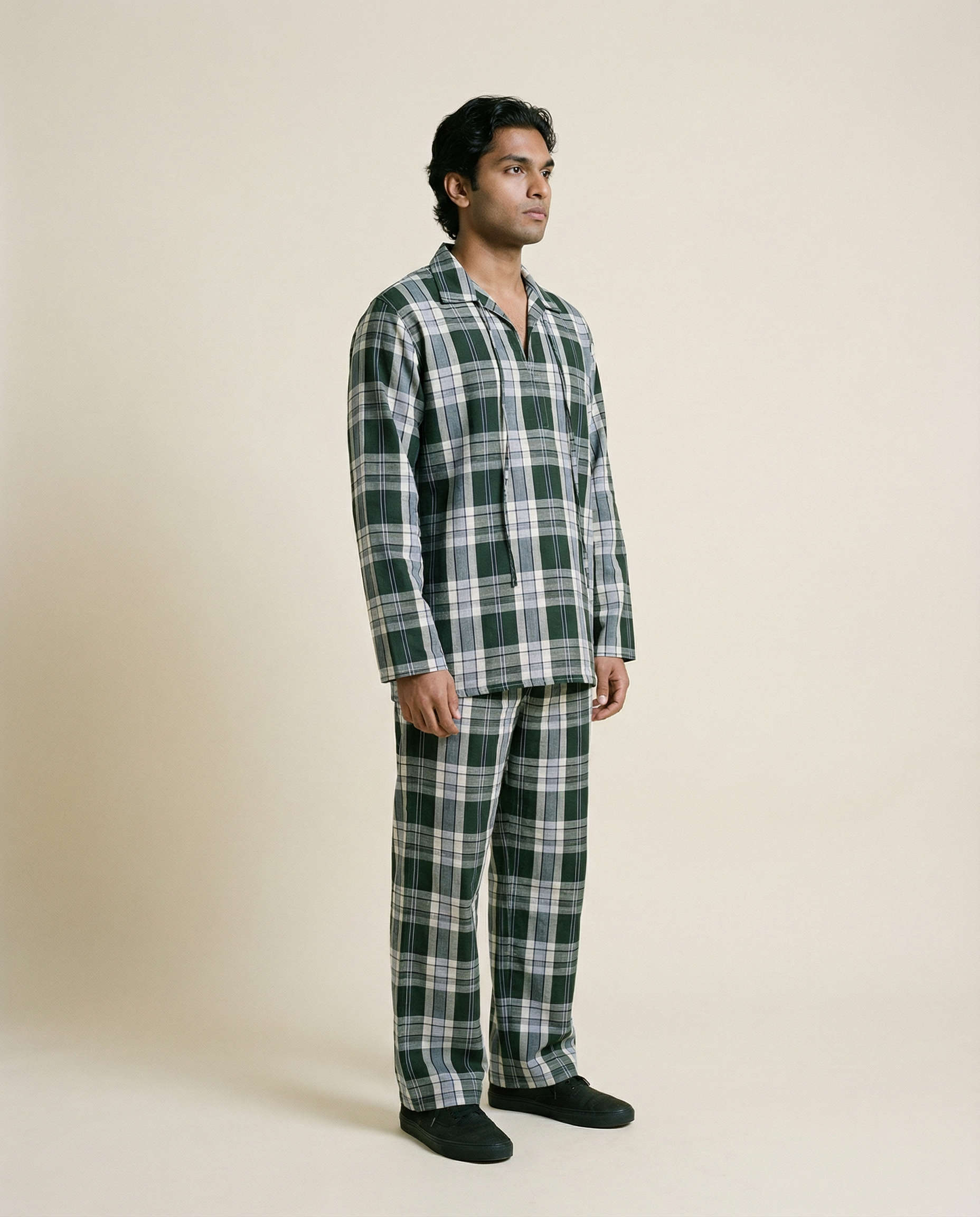 Dawn Polo Green Tartan