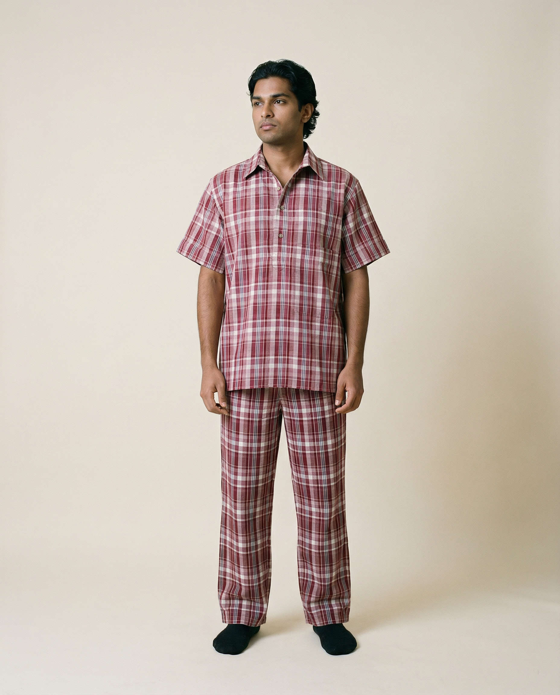 Eden Shirt Pink Tartan