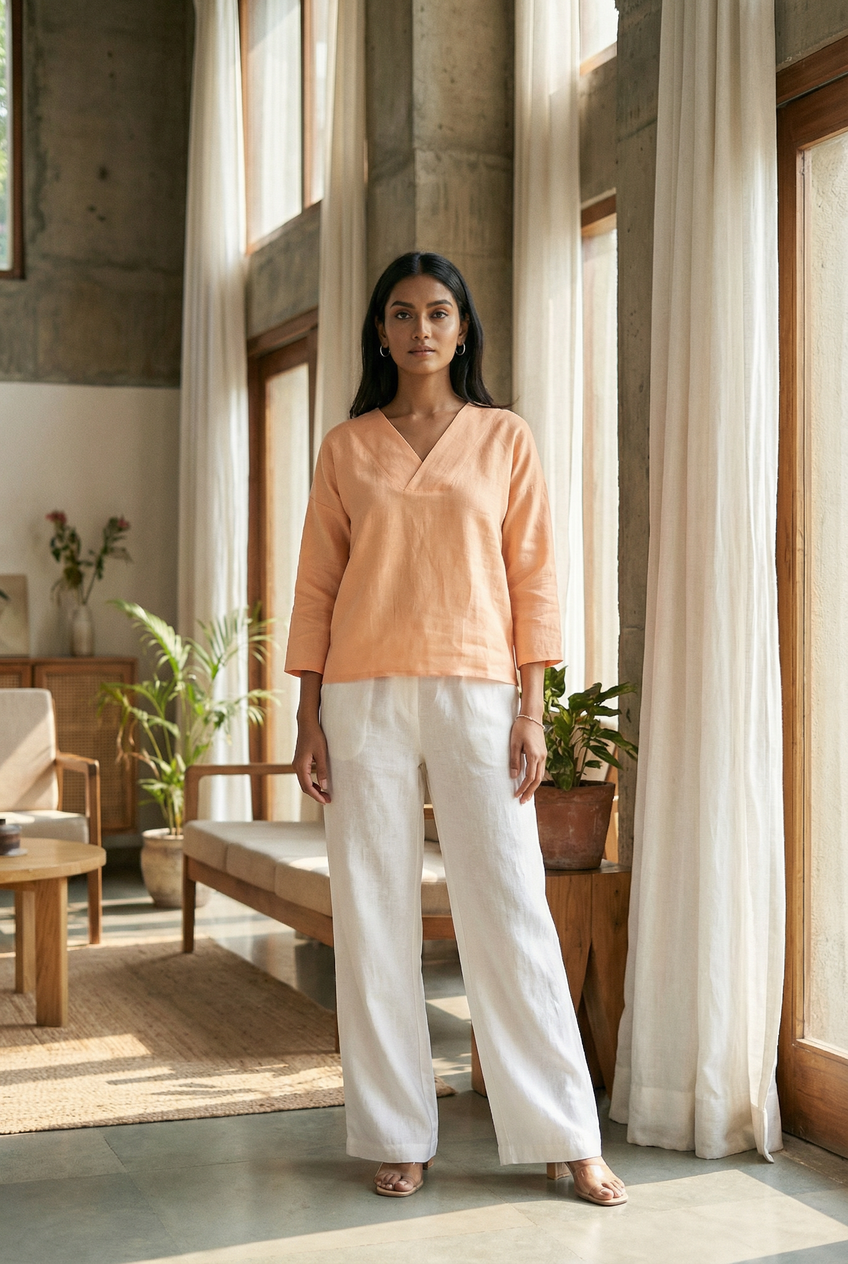 Maya Top Rose Peach