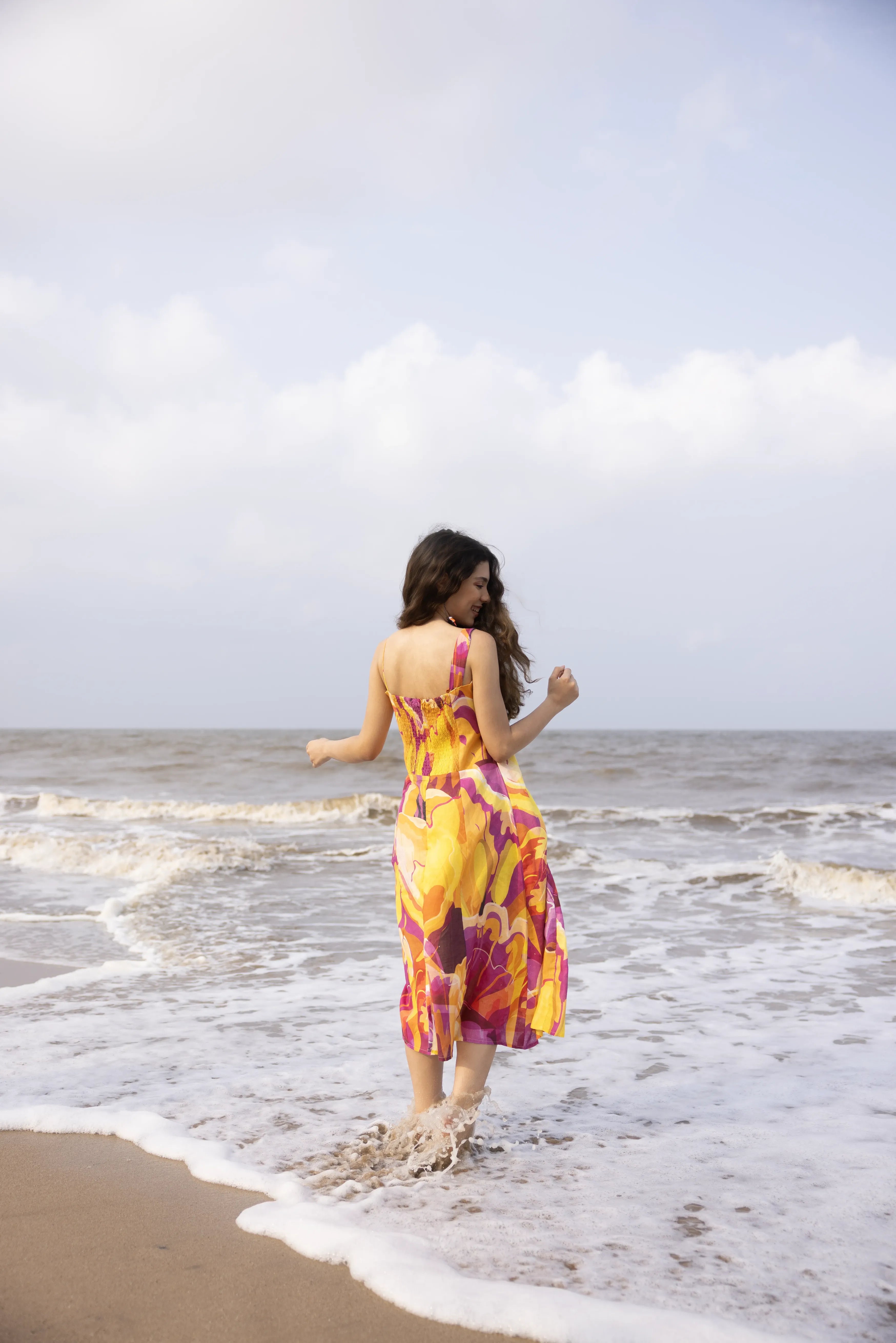 Nessa Dress Prune Purple