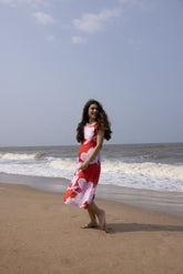 Luna Dress Coeur Red