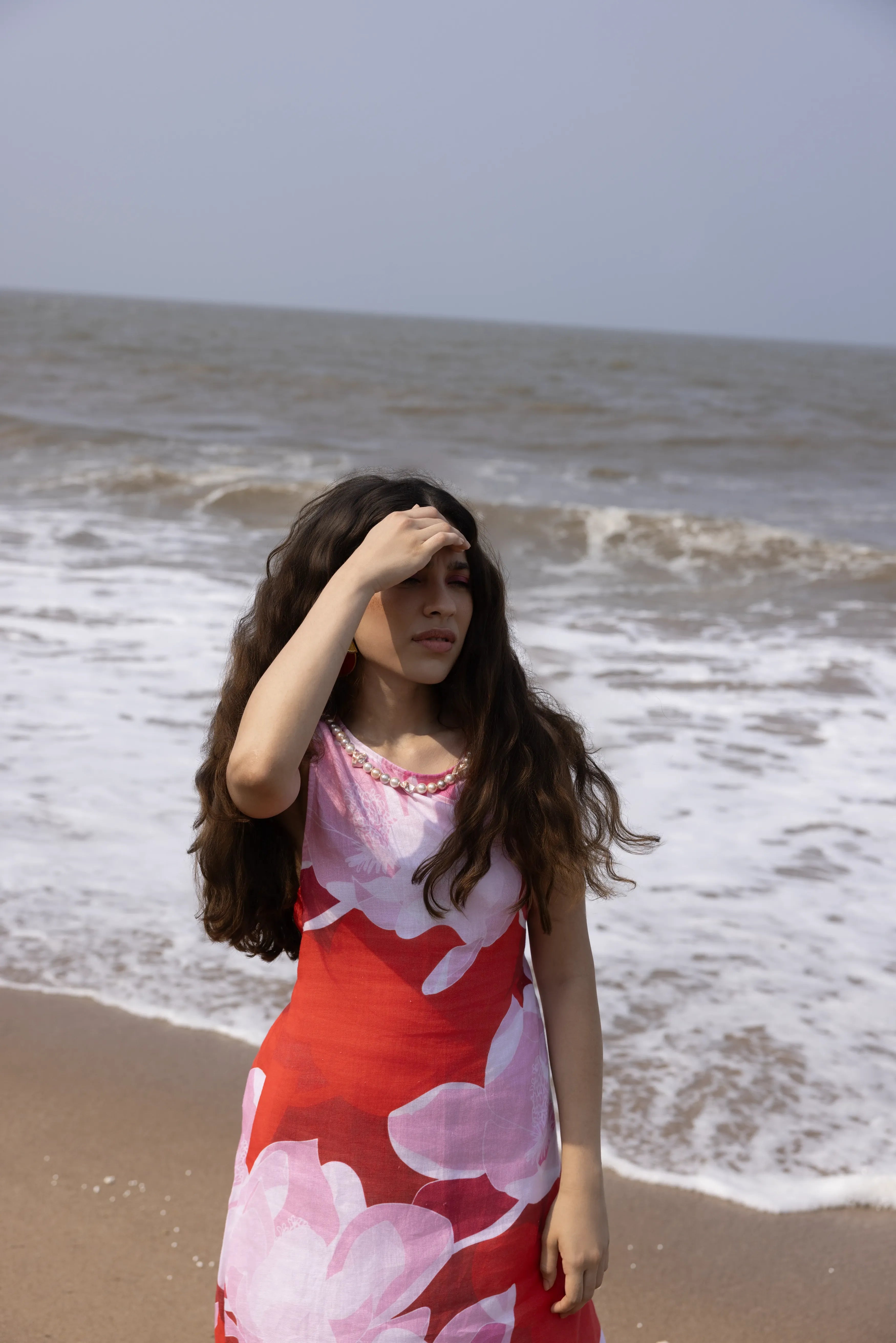 Luna Dress Coeur Red