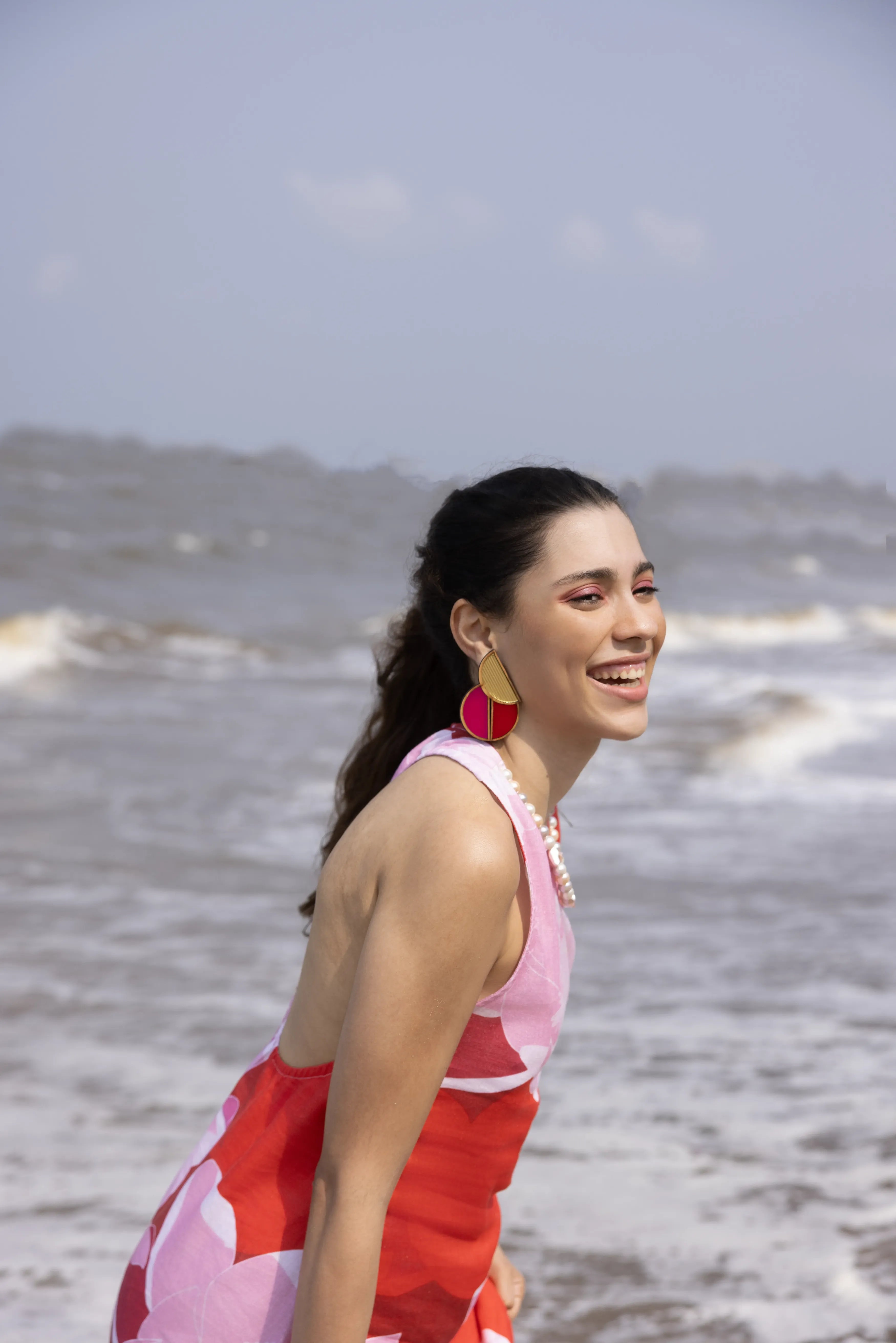 Luna Dress Coeur Red