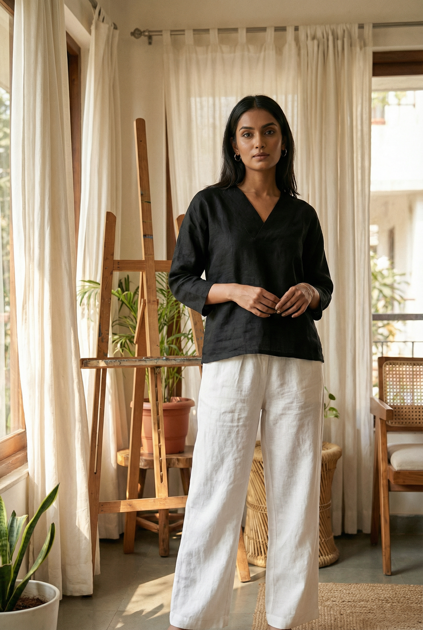 Maya Top Jet Black