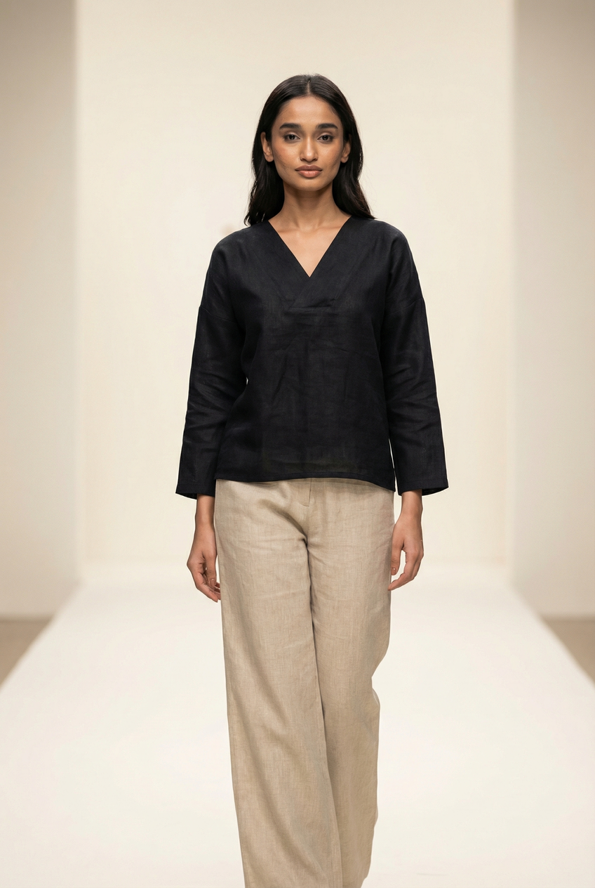 Maya Top Jet Black