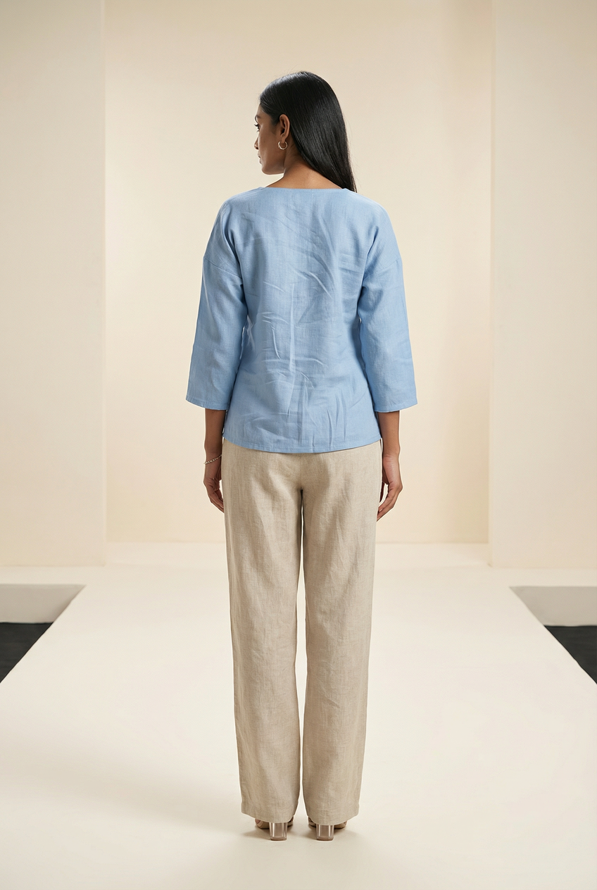 Maya Top Sky Blue