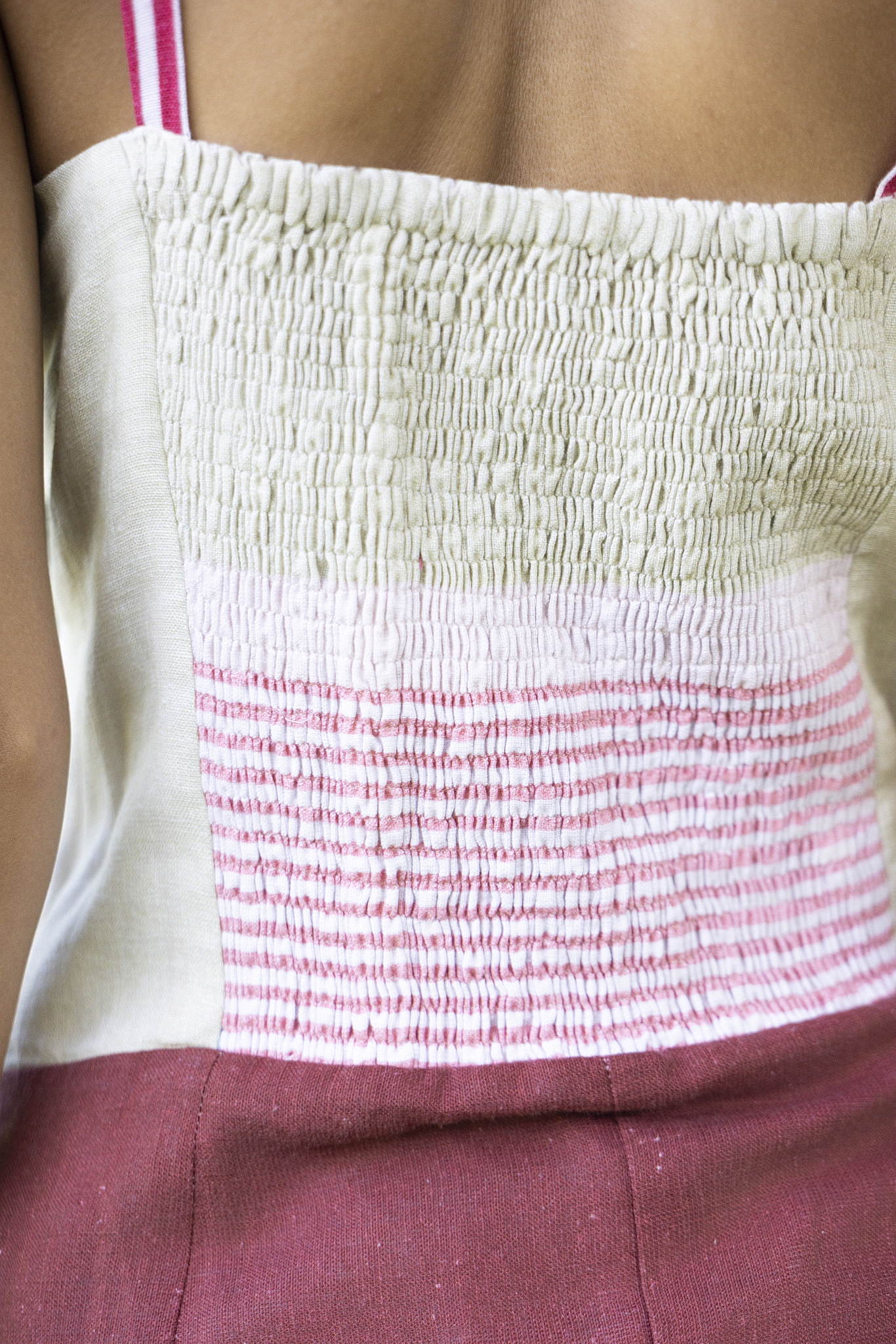 Marlow Dress Garden Stripes