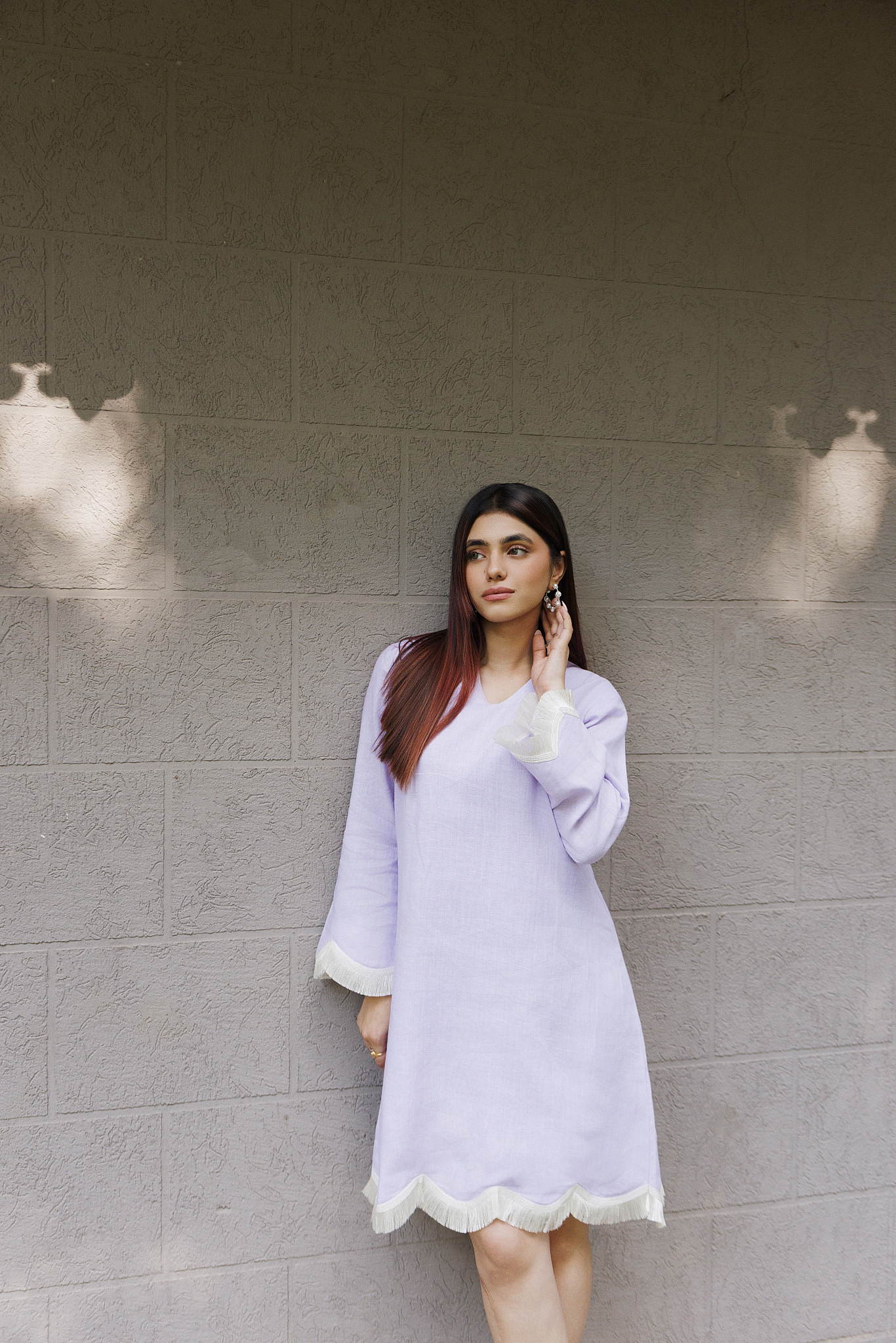 Molly Dress Smoky Lilac