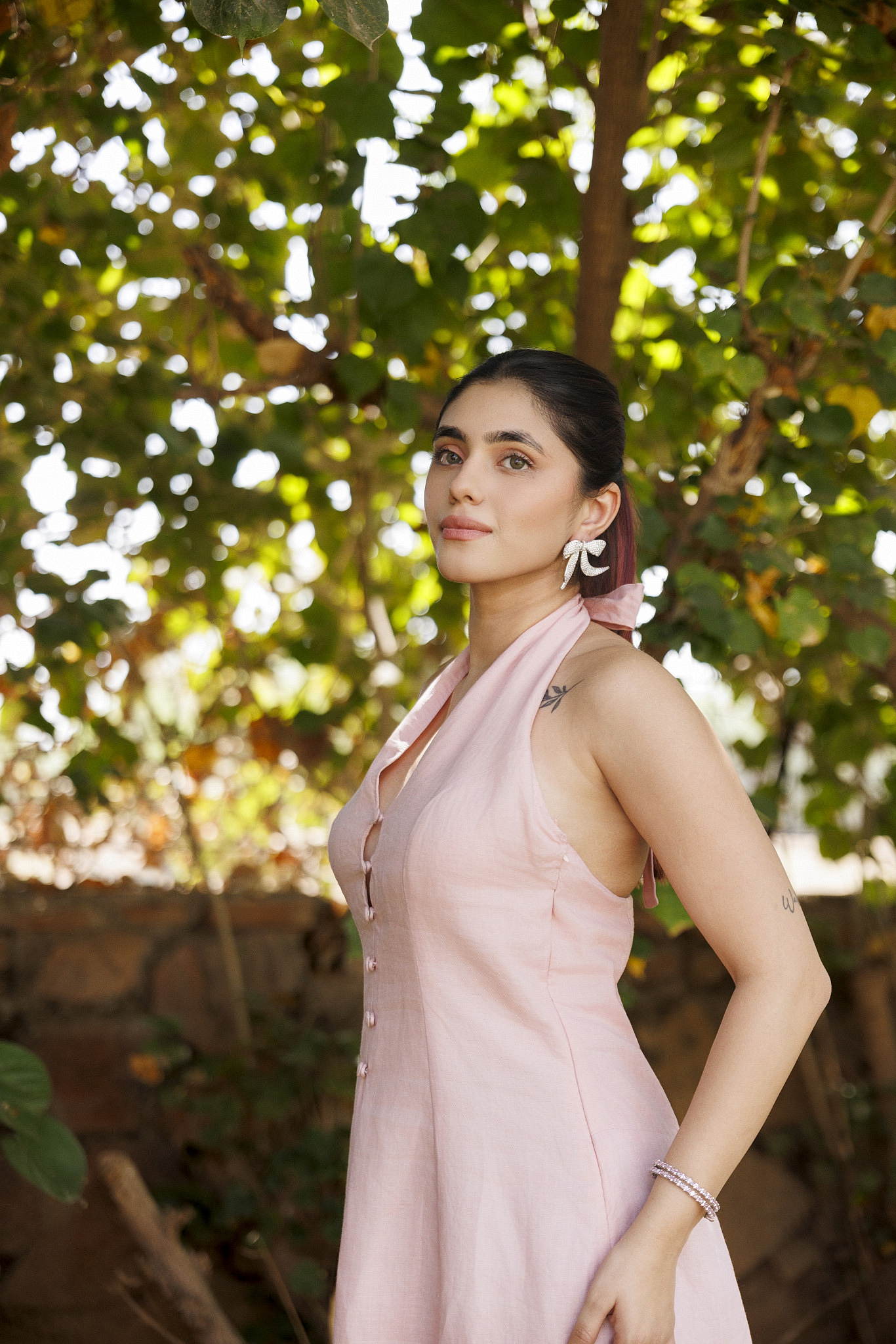 Natalia Dress Powder Pink