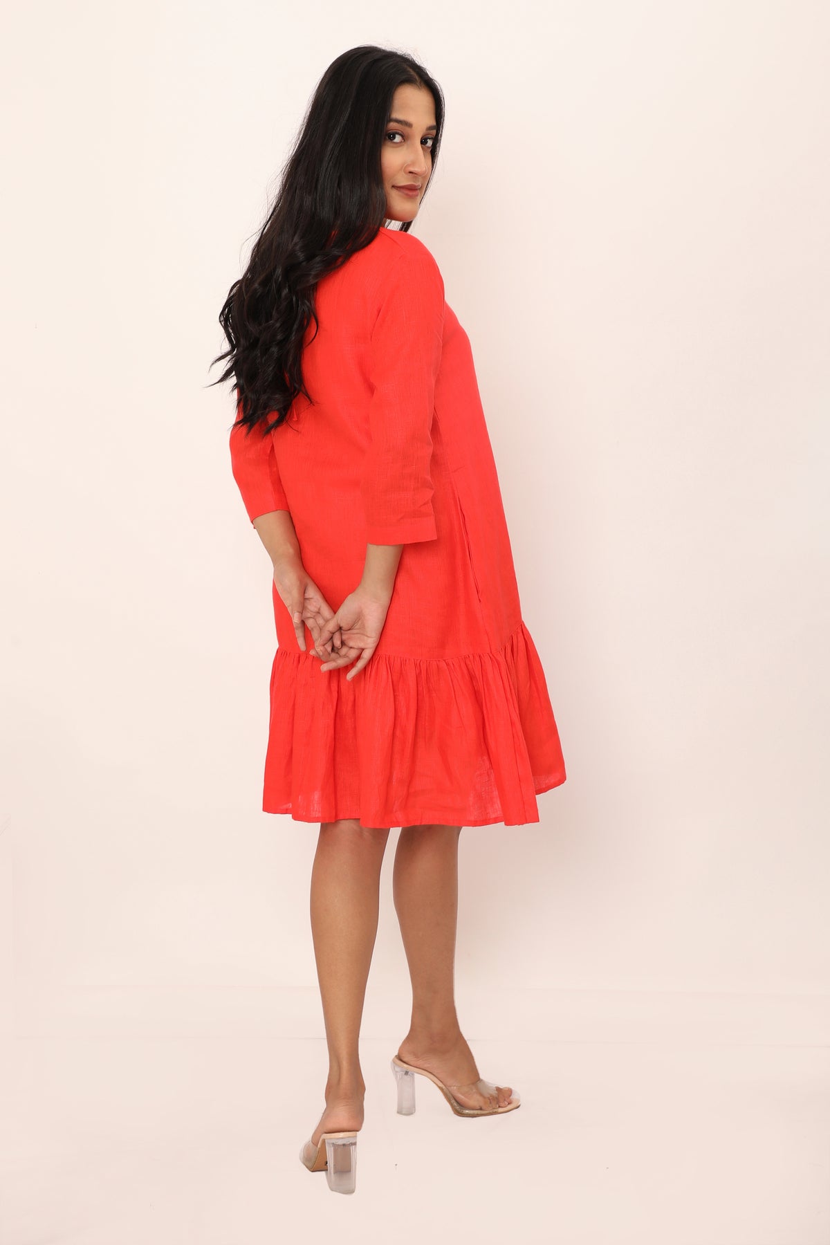 Fleur Dress Coral Blossom