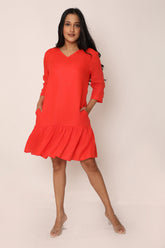 Fleur Dress Coral Blossom