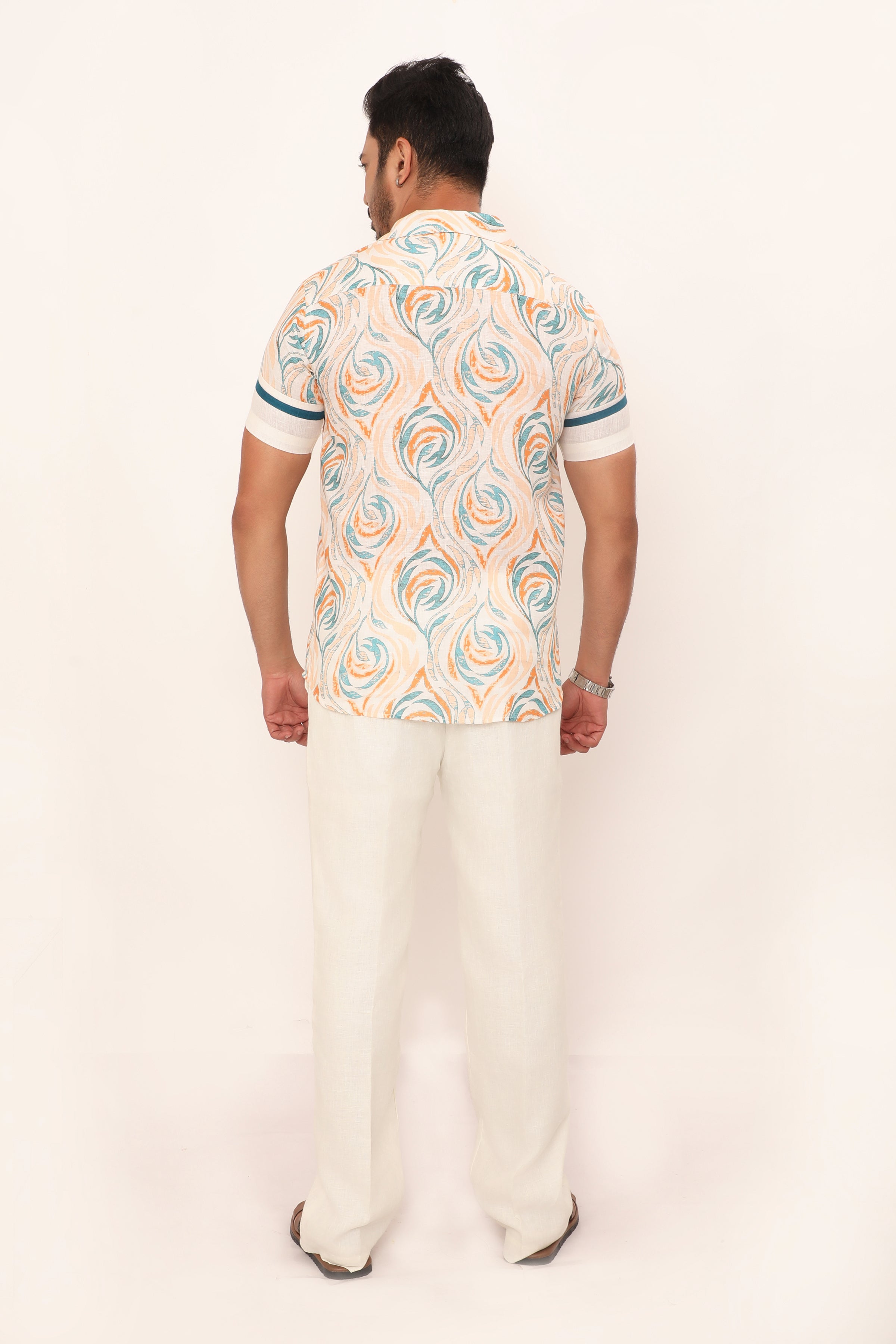 Nolan Shirt Swirl Peach
