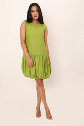 Dahlia Dress Shamrock Green