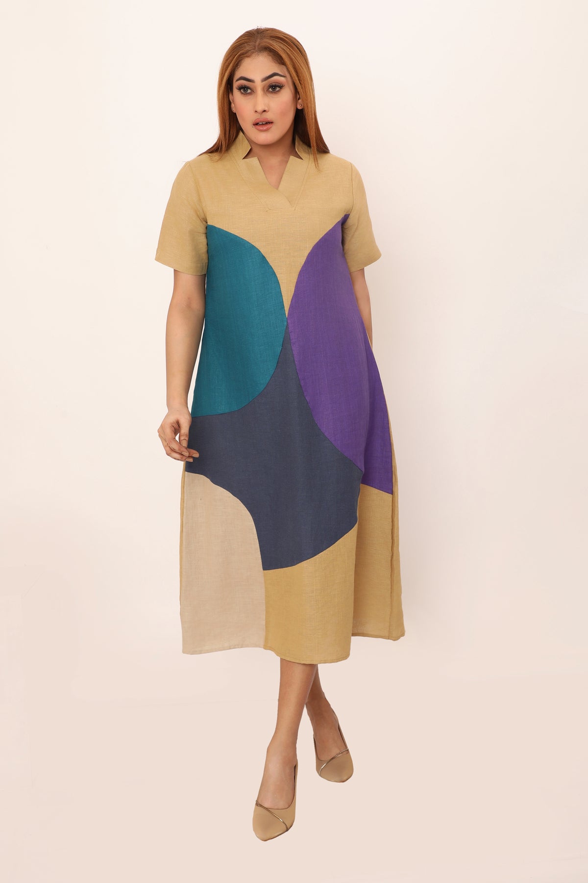 Ivy Dress Ecru Beige