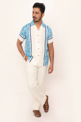 Nolan Shirt Paint Blue