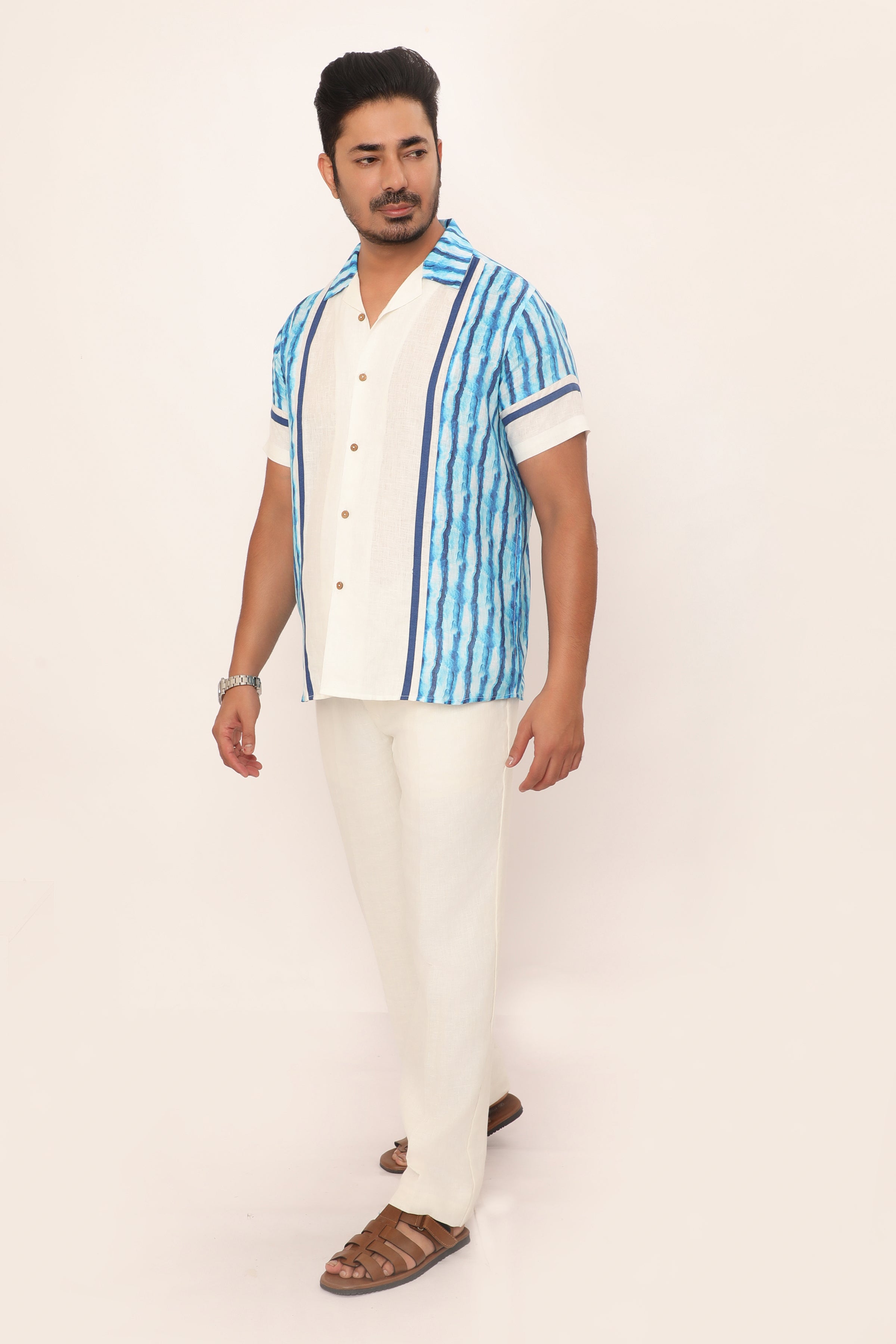 Nolan Shirt Paint Blue