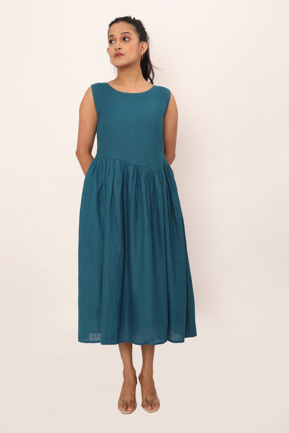 Nyla Dress Agave Teal