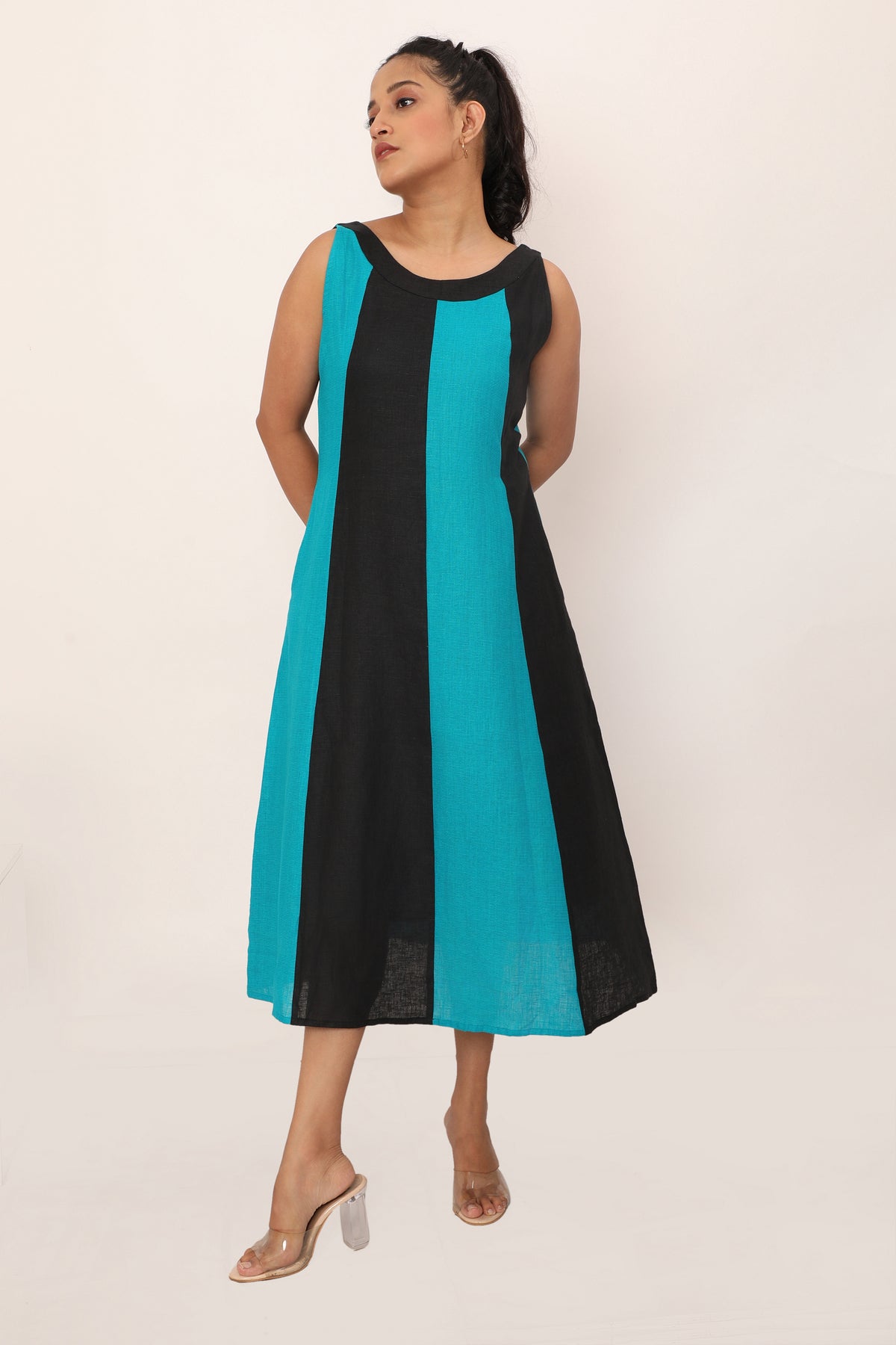 Aurora Dress Aqua Blue