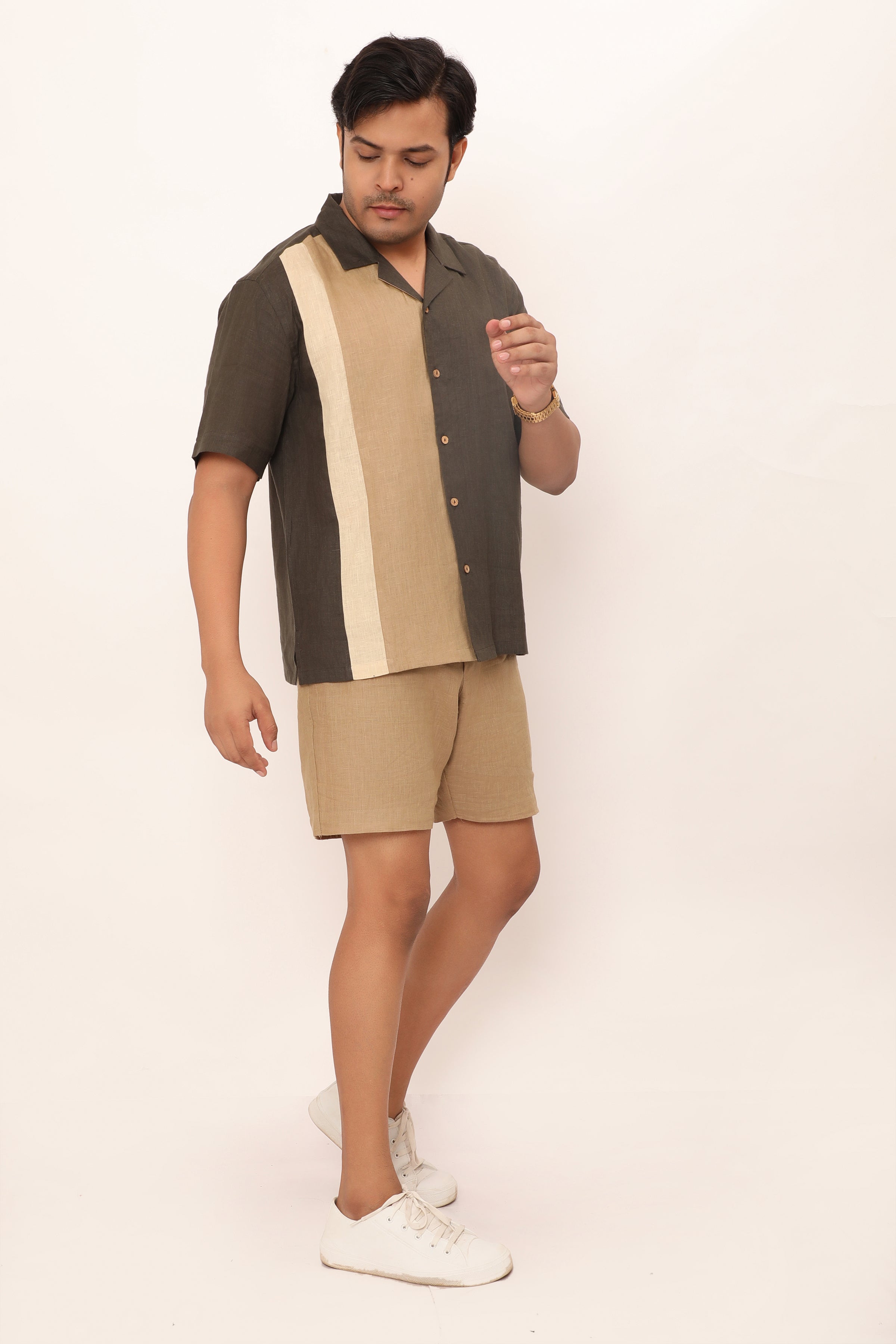 Reid shirt Charcoal Grey