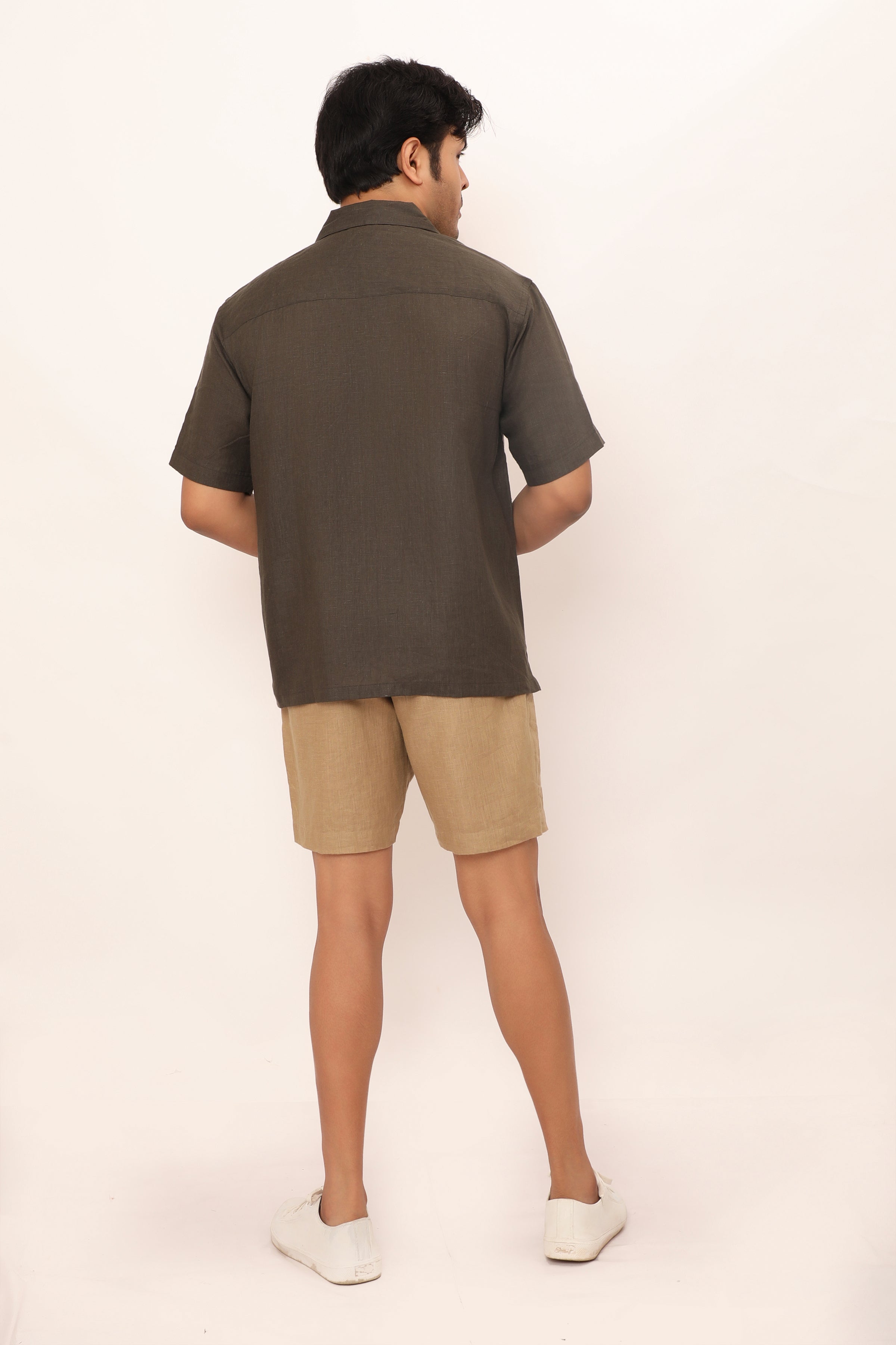 Reid shirt Charcoal Grey