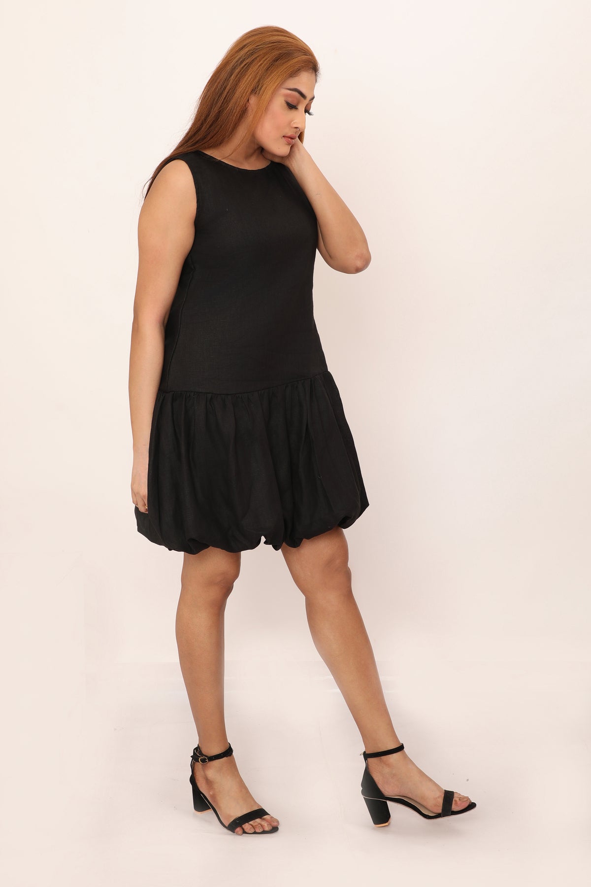 Dahlia Dress Jet Black