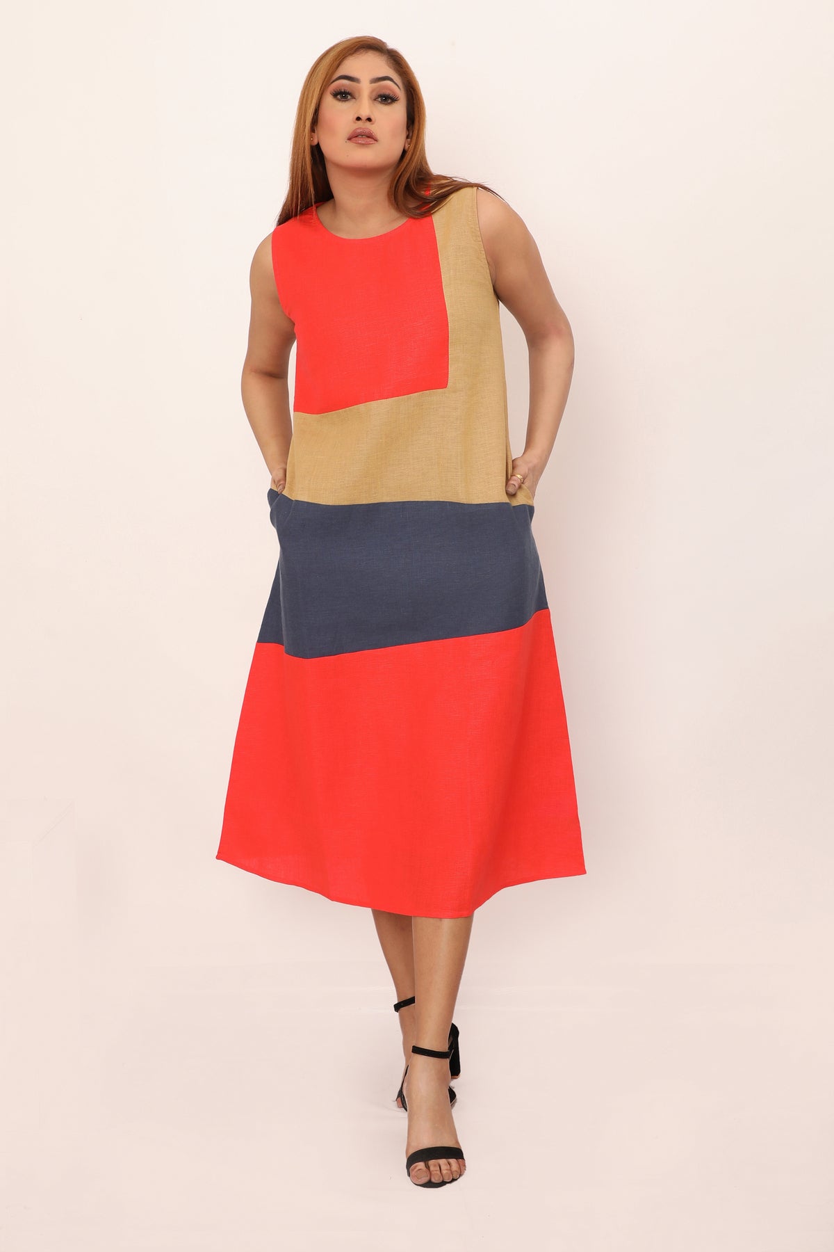Vesper Dress Coral Blossom