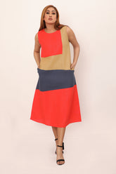 Vesper Dress Coral Blossom