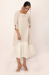 Claire Dress Natural Fil-a-fil