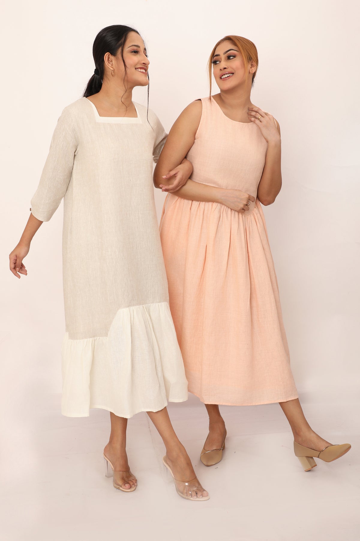 Nyla Dress Rose Peach