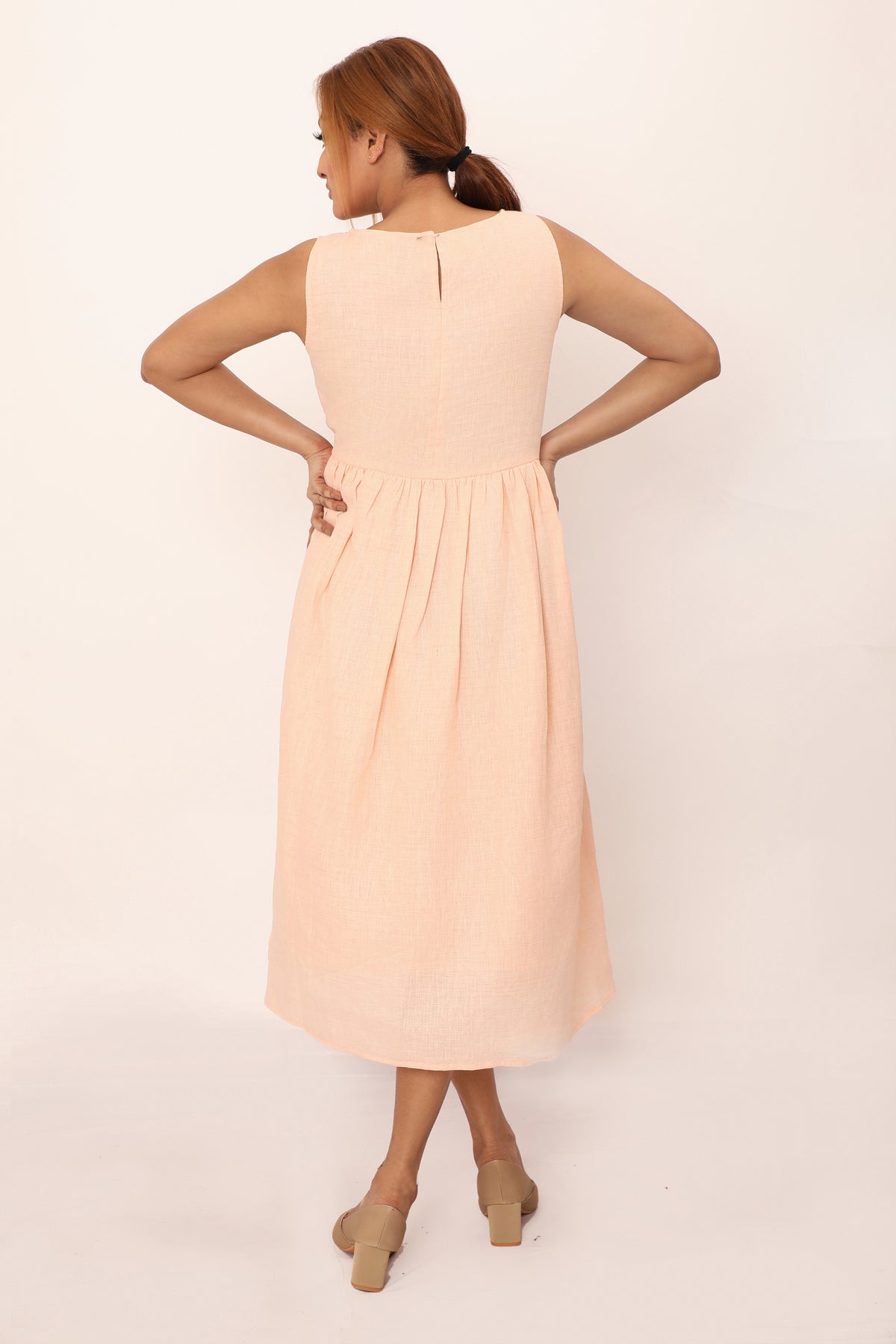 Nyla Dress Rose Peach