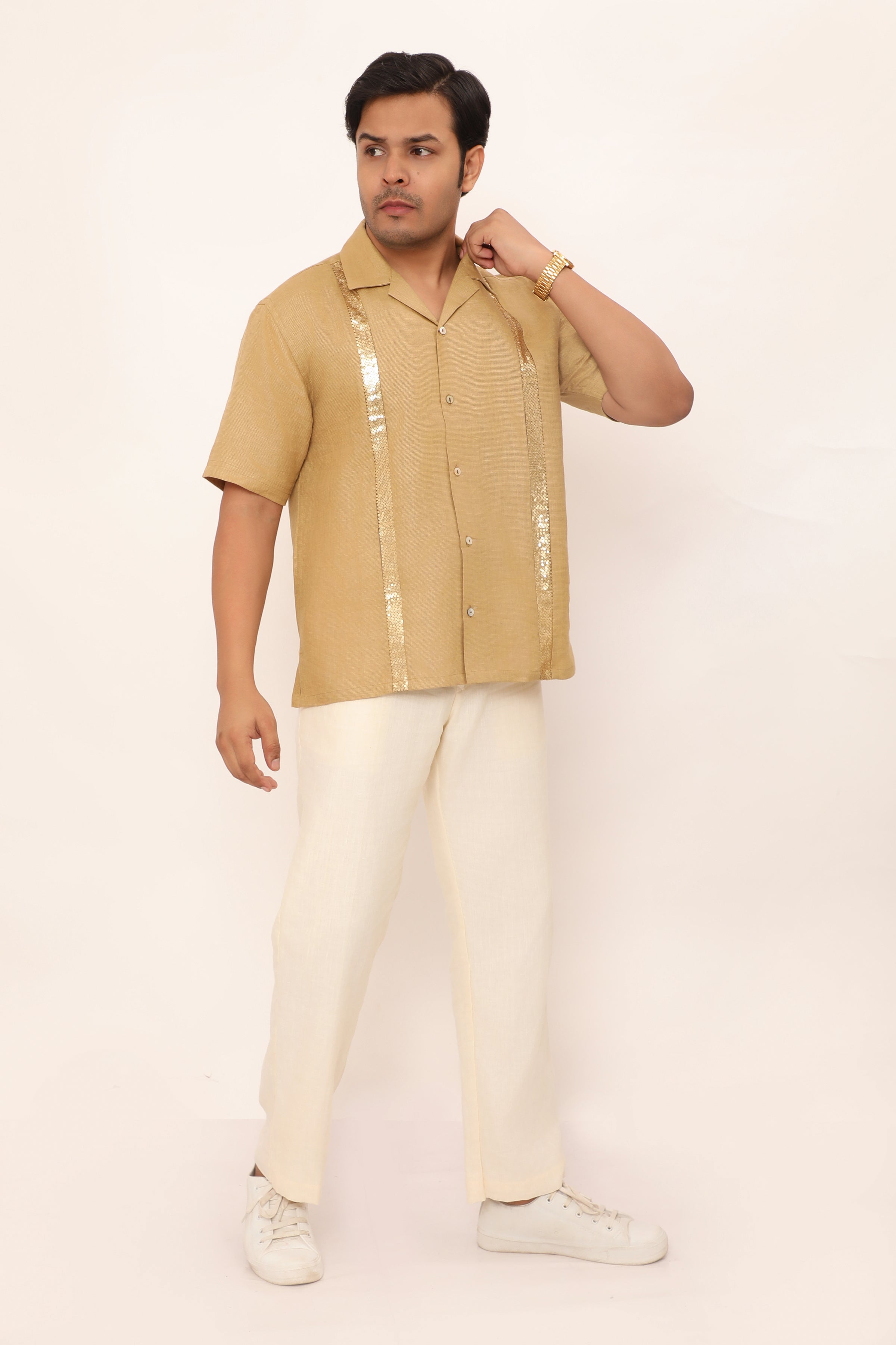 Jace Shirt Ecru Beige