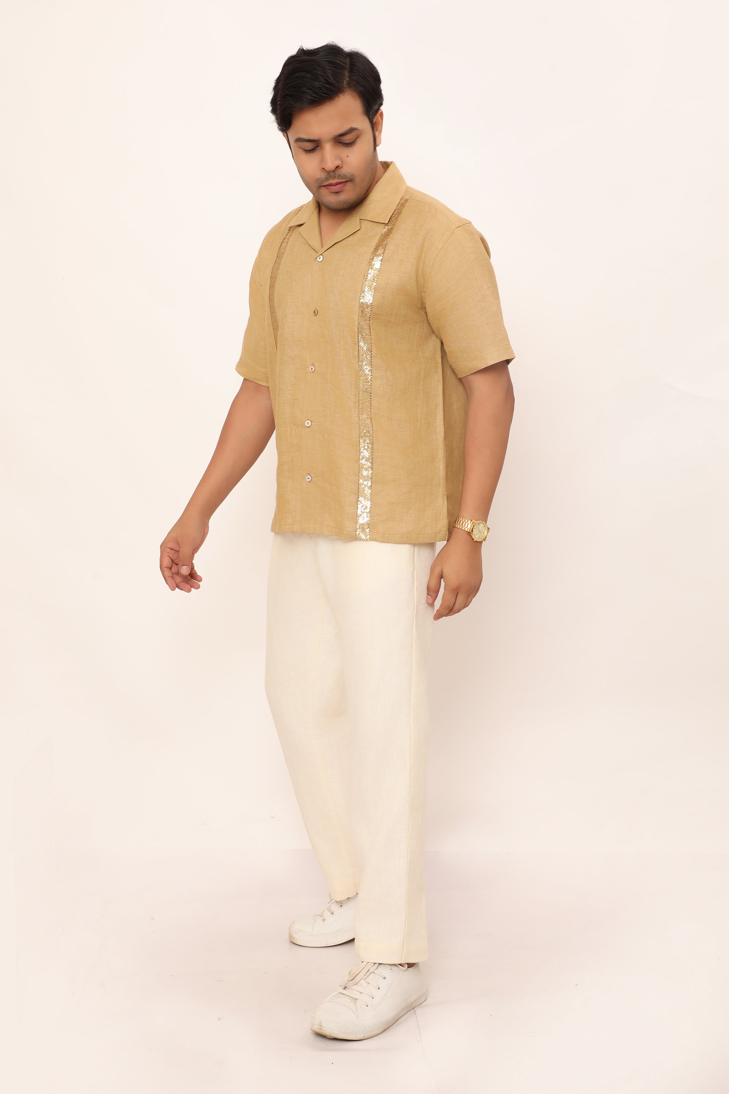 Jace Shirt Ecru Beige