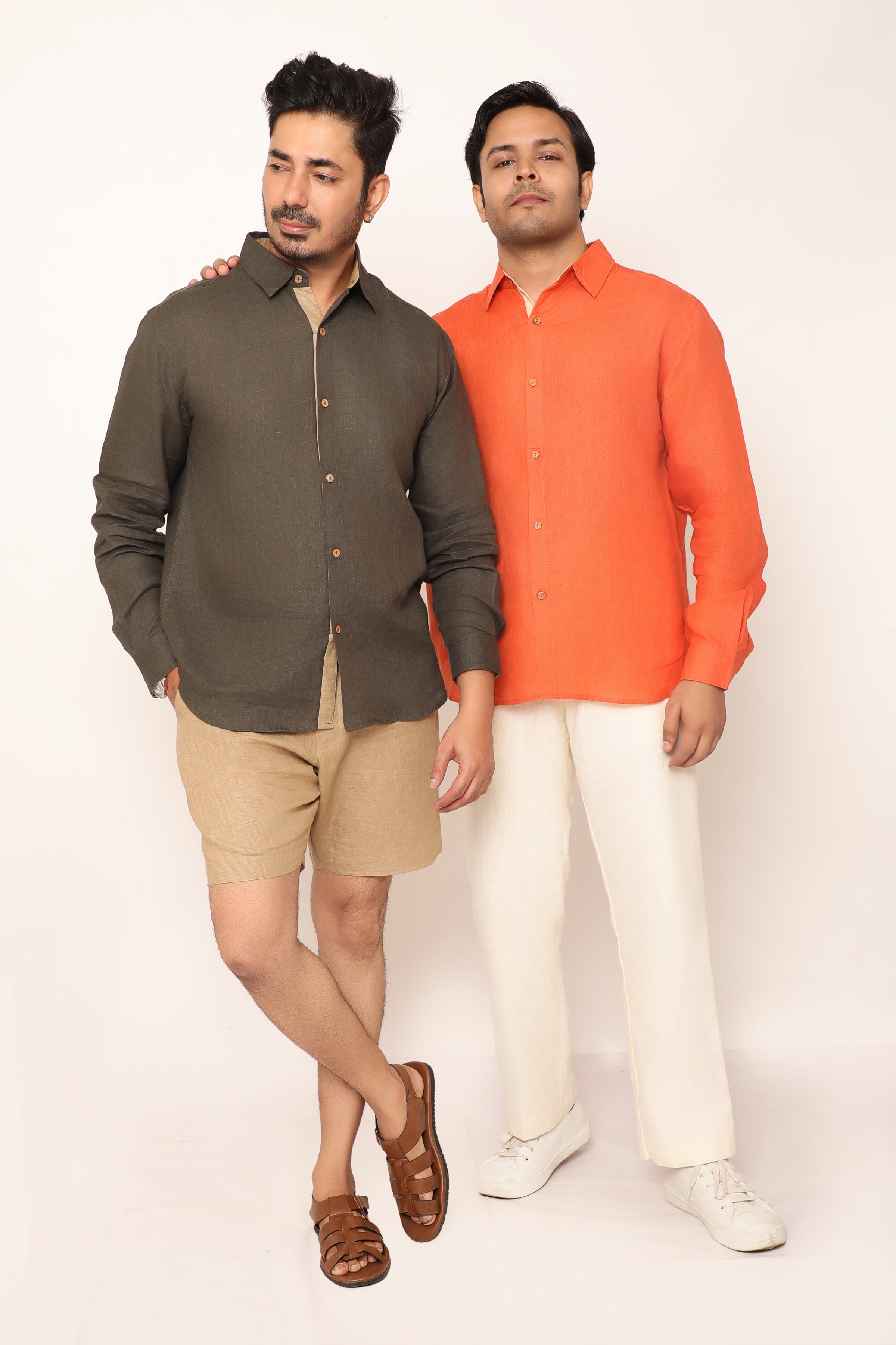 Axel Shirt Persimmon Orange