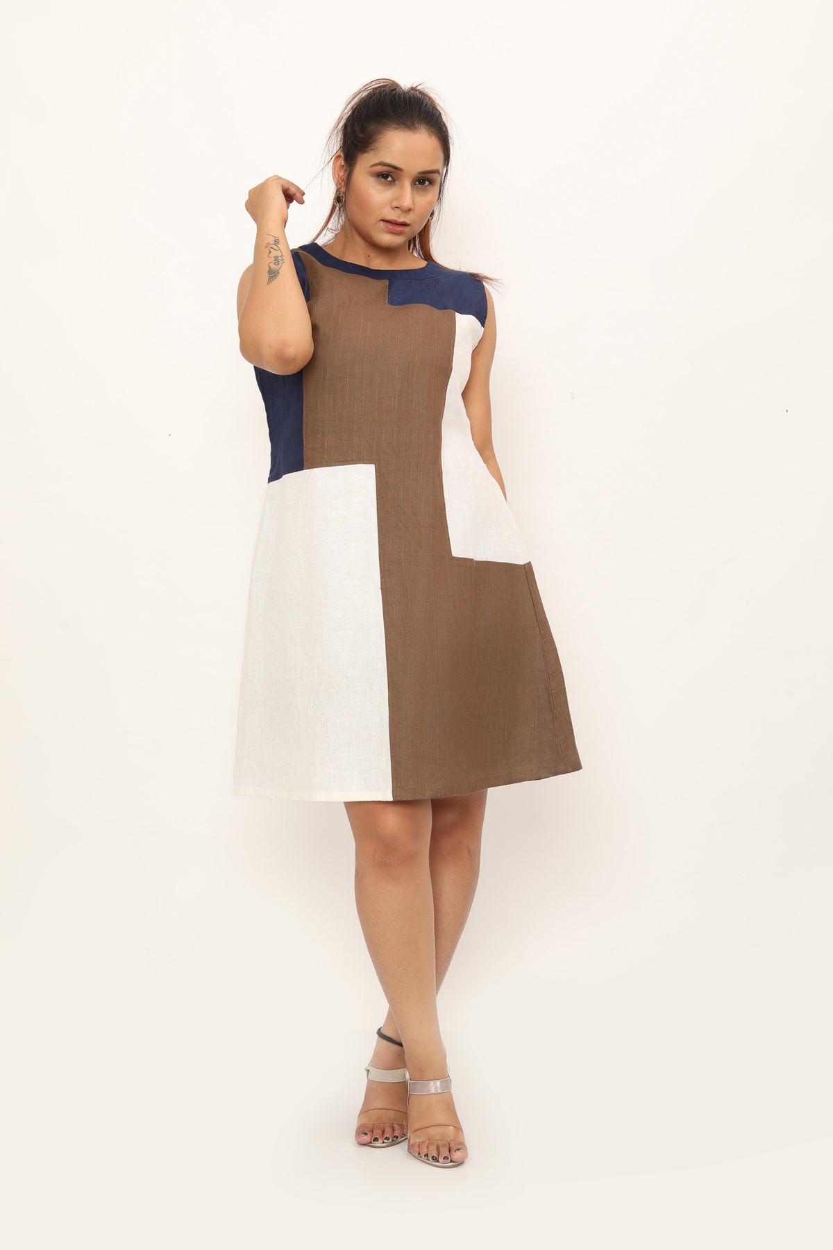 Topanga Dress Chikoo Brown