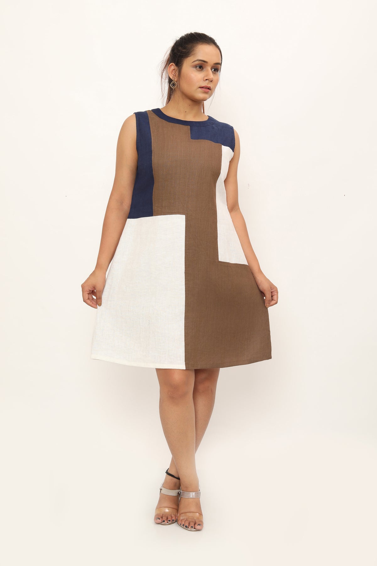 Topanga Dress Chikoo Brown
